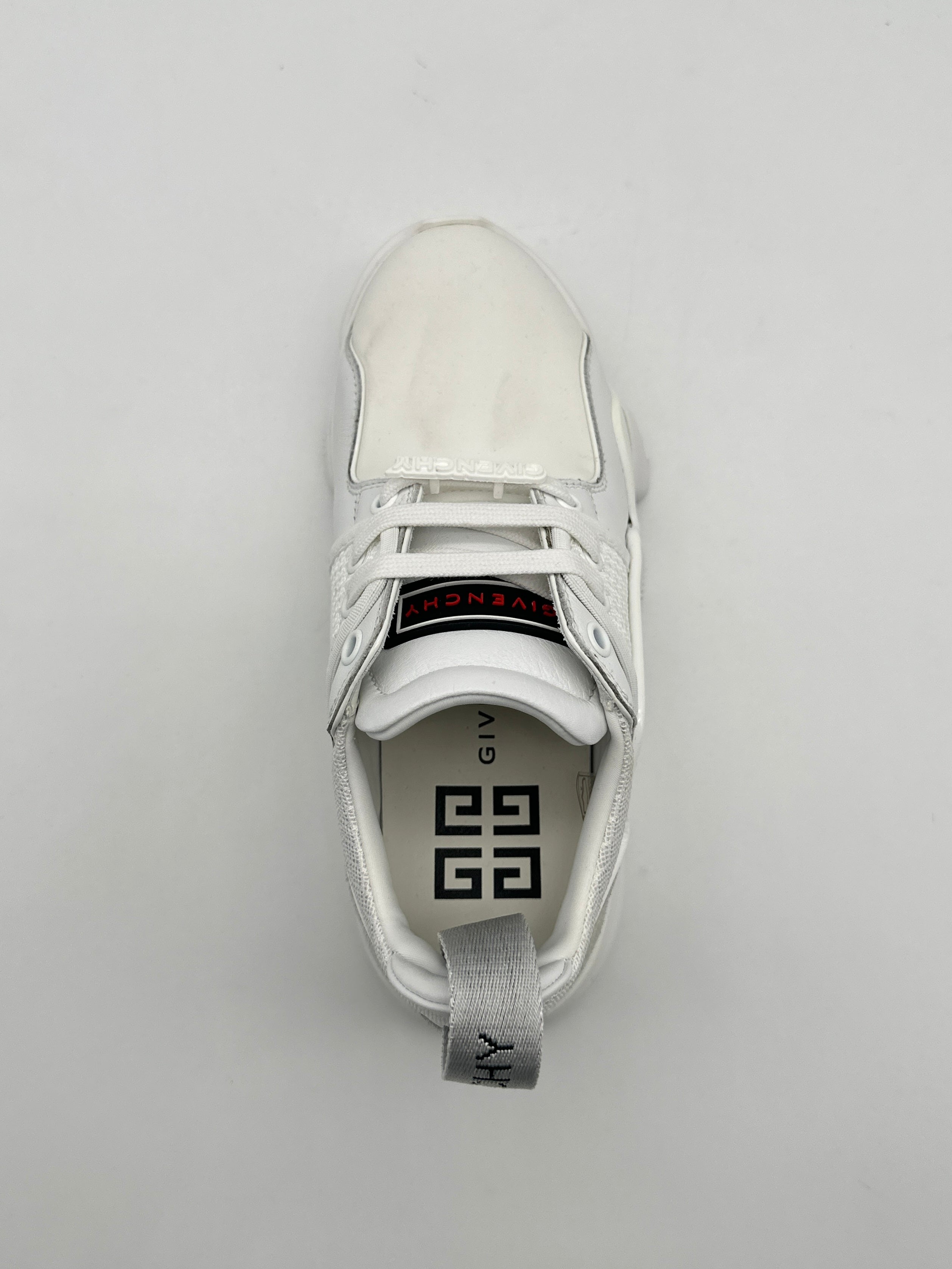 Sneaker Bassa Jaw Bianca Con Suola Scultorea