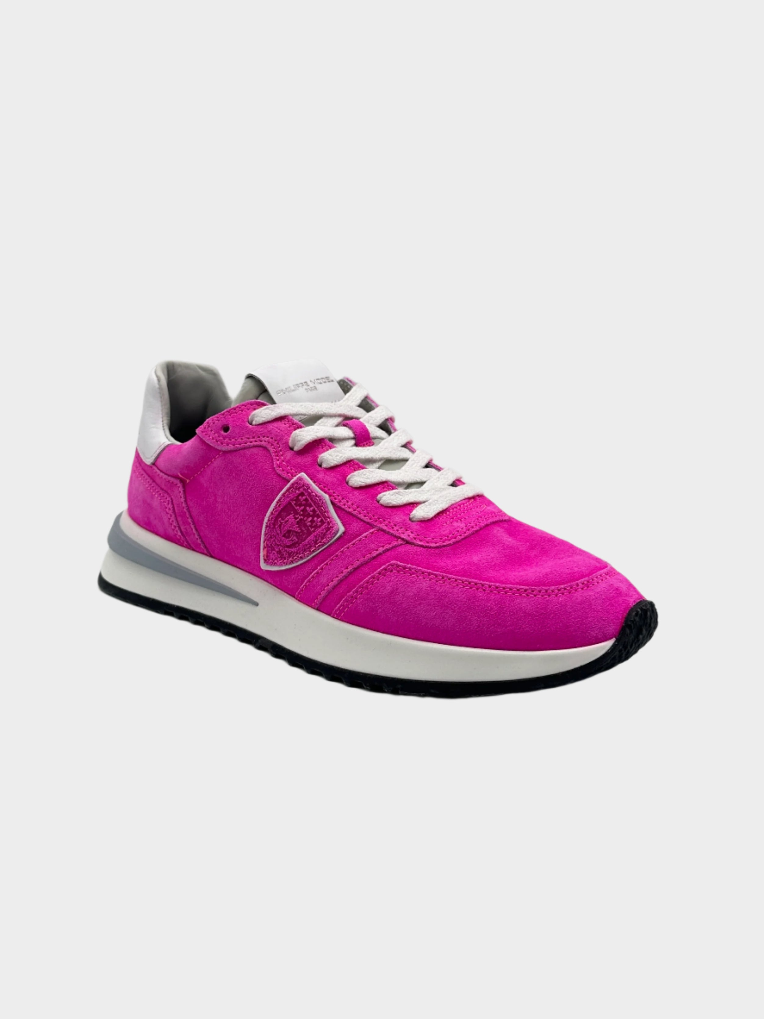 Tropez 2.1 Donna In Suede Lavato Neon Fucsia
