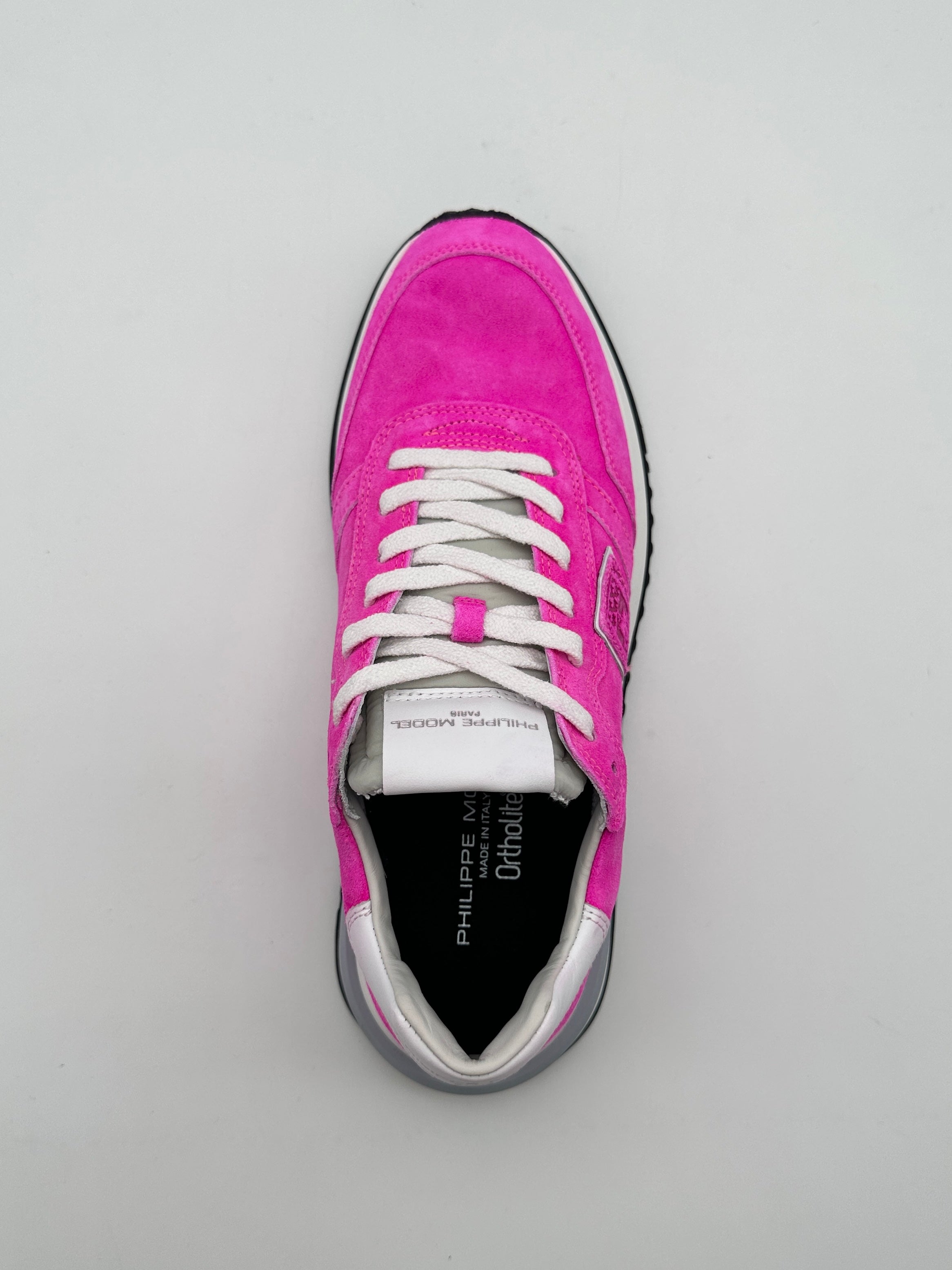 Tropez 2.1 Donna In Suede Lavato Neon Fucsia