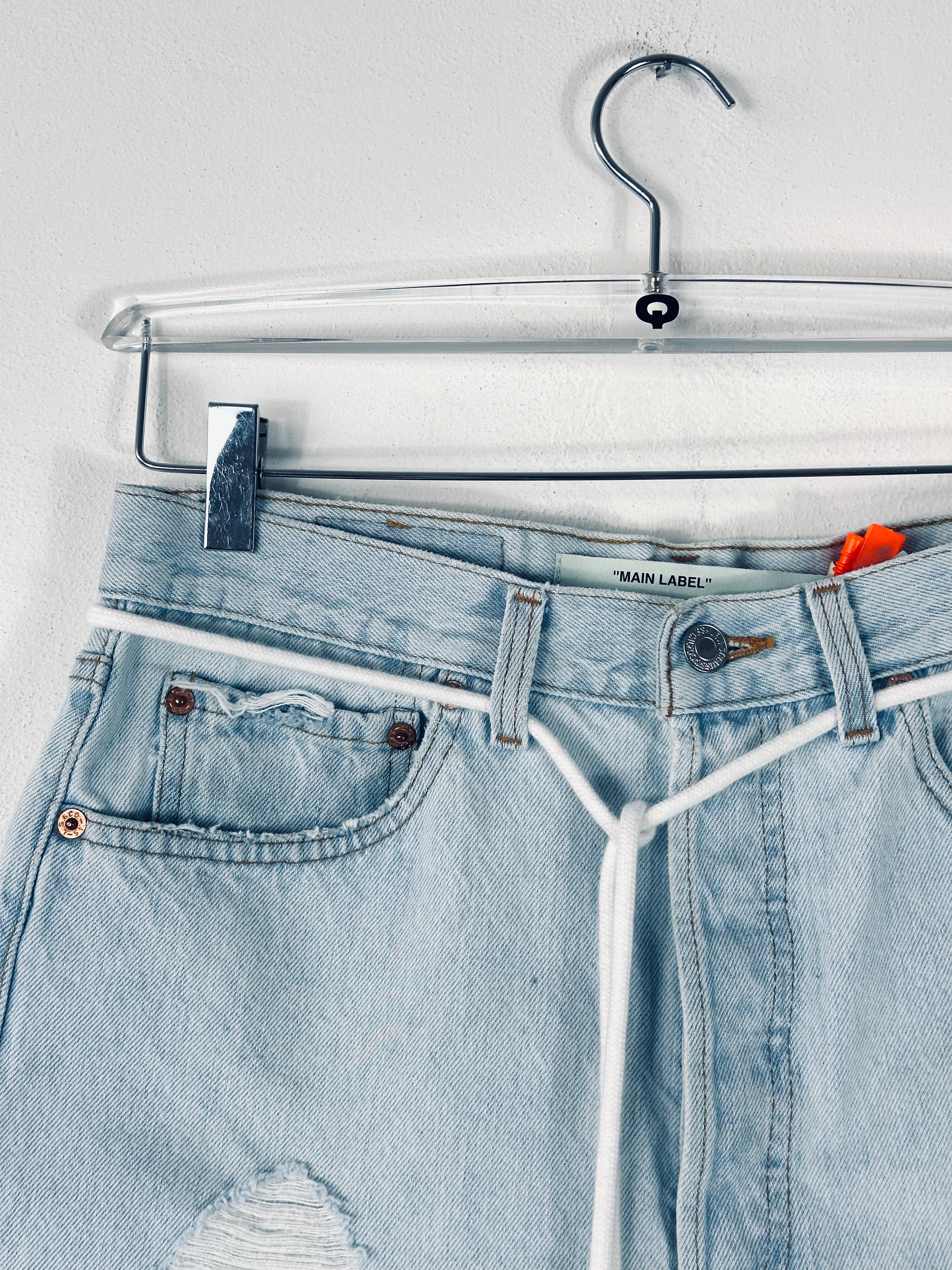 Denim Ripped Black Shorts