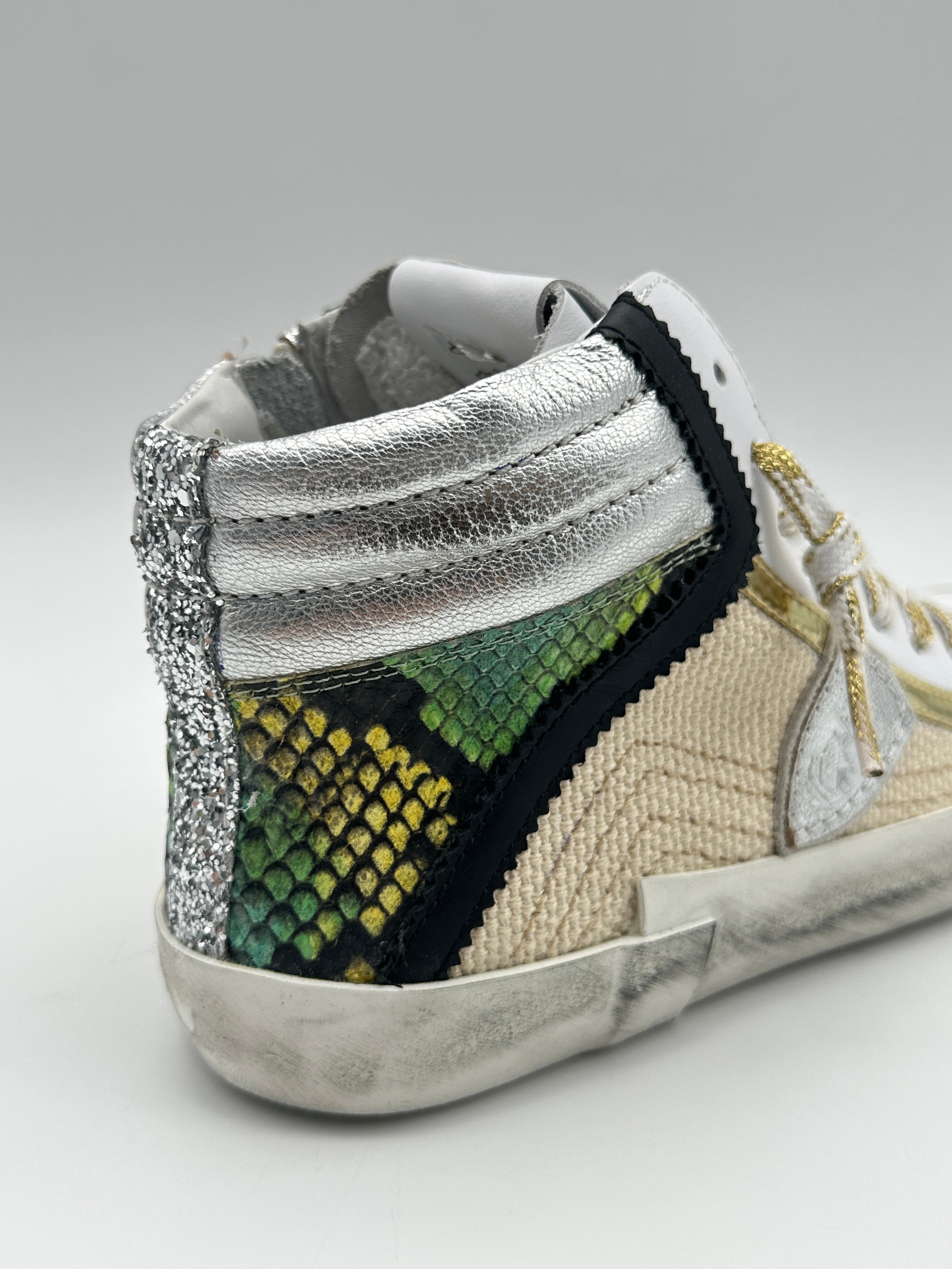 PRSX High W Animal Beige And Green High Sneakers