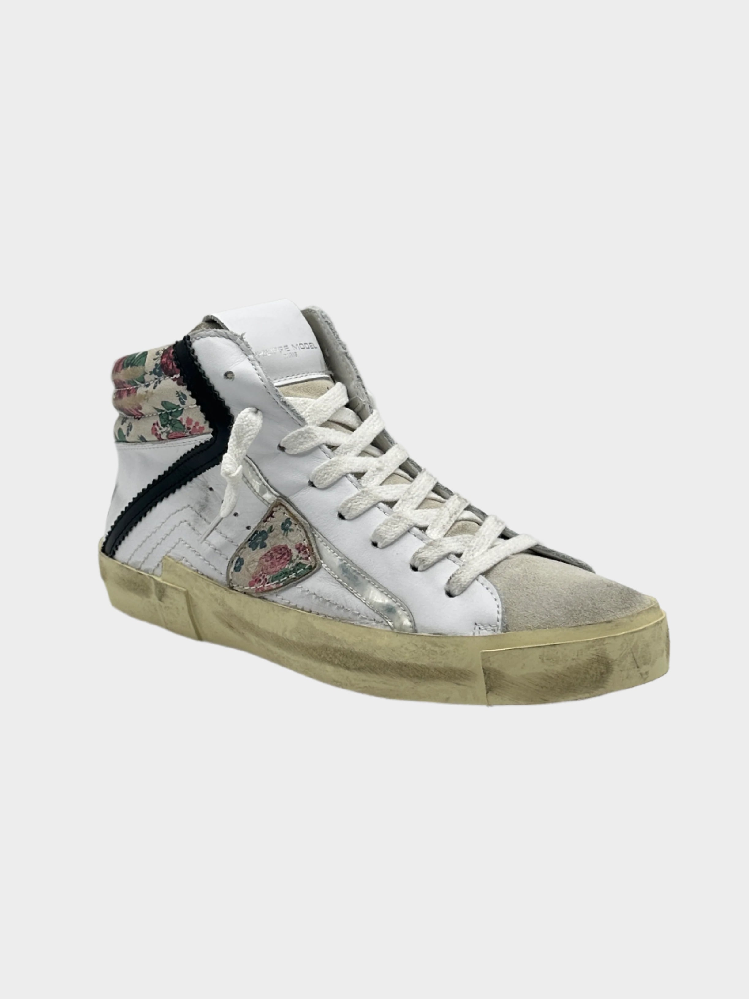 Prsx High Woman In Pelle Con Stampa Fiori