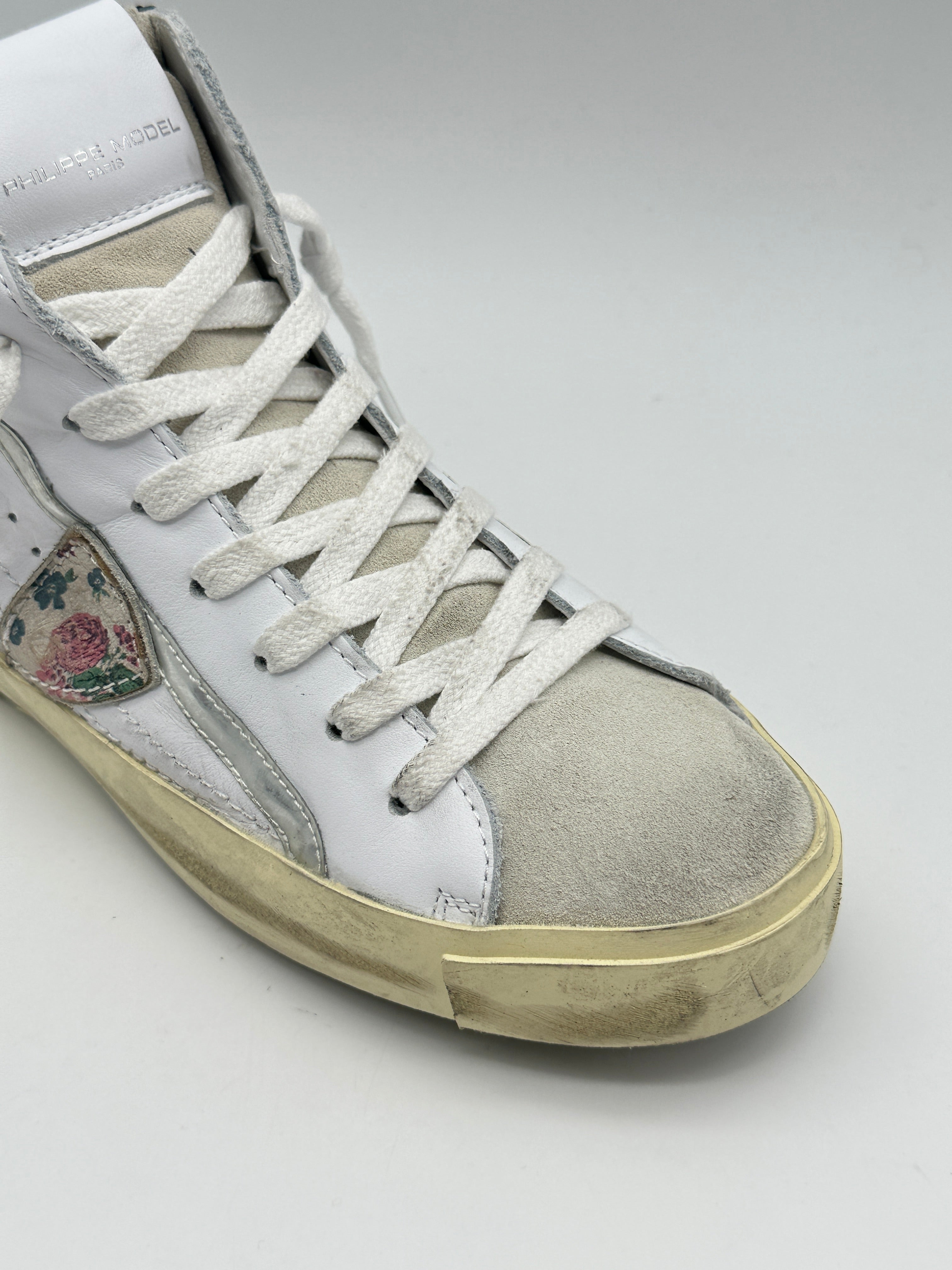 Prsx High Woman In Pelle Con Stampa Fiori
