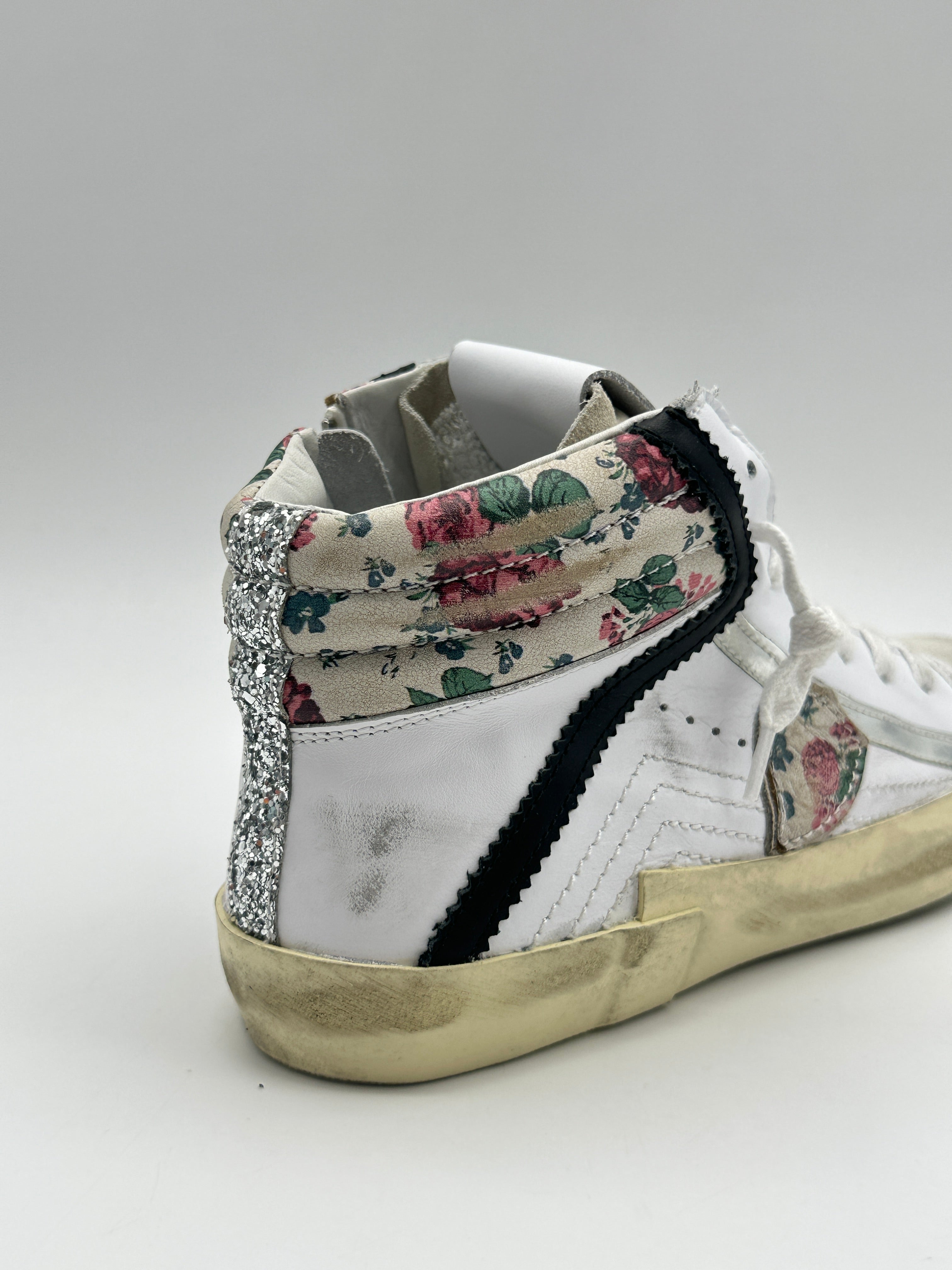 Prsx High Woman In Pelle Con Stampa Fiori