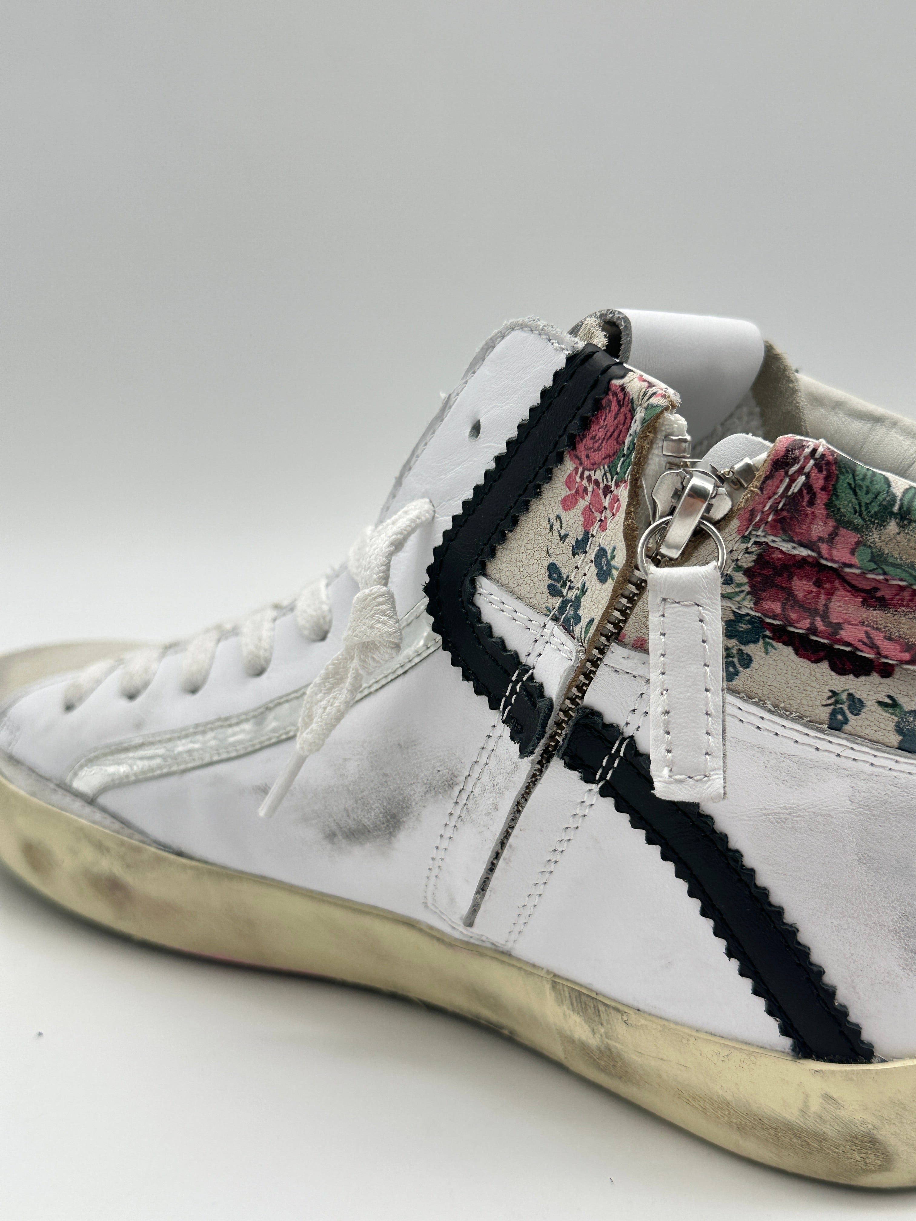 Prsx High Woman In Pelle Con Stampa Fiori