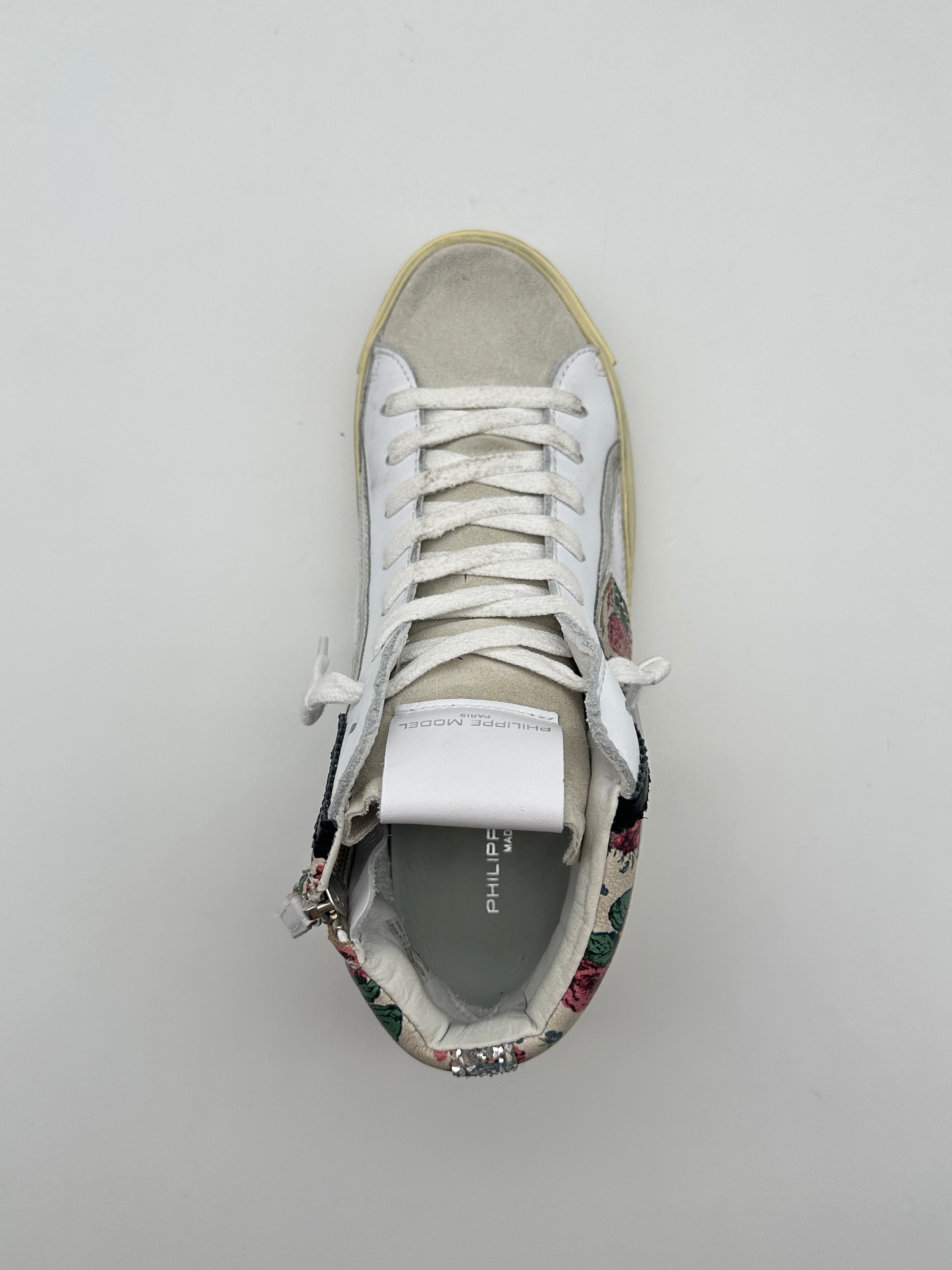 Prsx High Woman In Pelle Con Stampa Fiori
