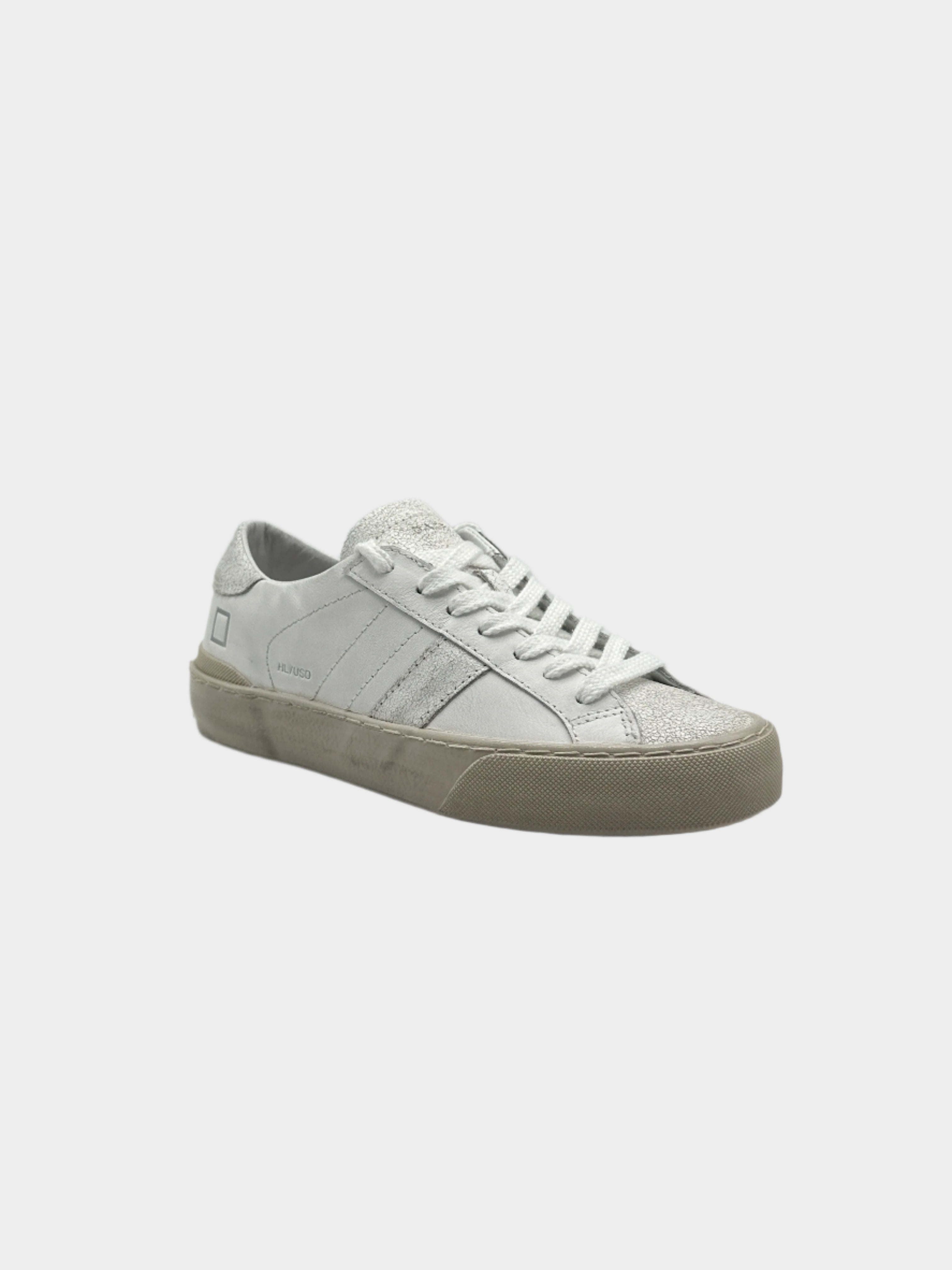 Sneakers Hill Low Used White In Pelle Bianca