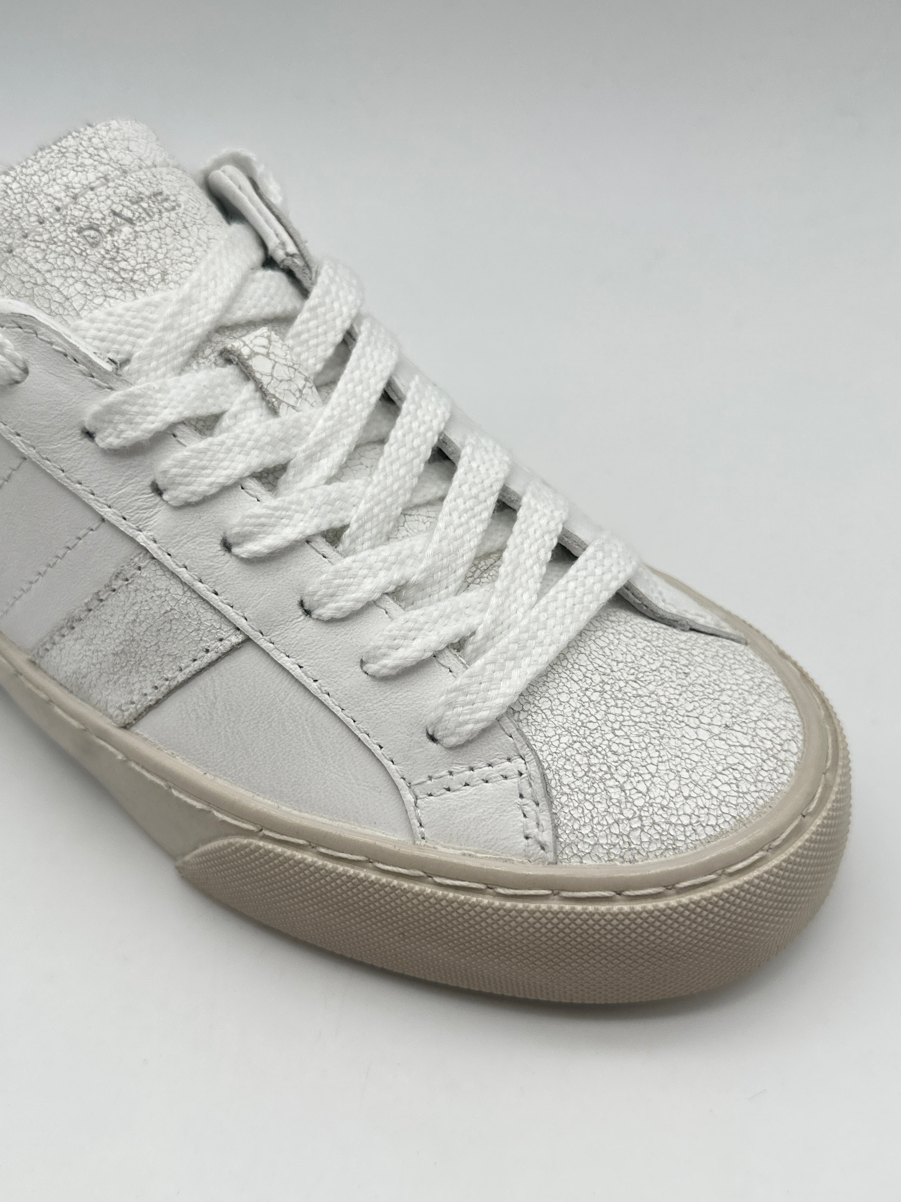 Sneakers Hill Low Used White In Pelle Bianca