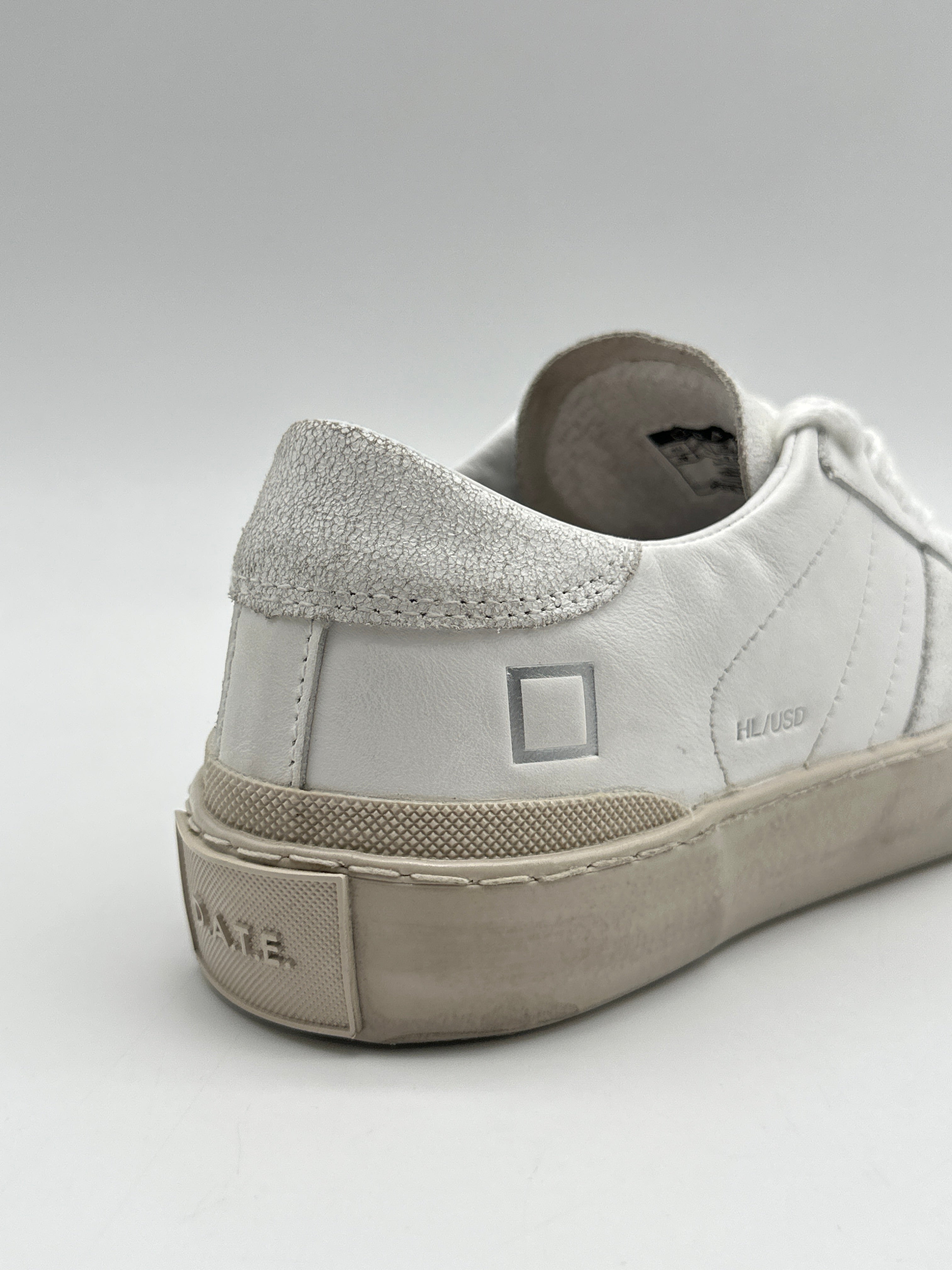Sneakers Hill Low Used White In Pelle Bianca