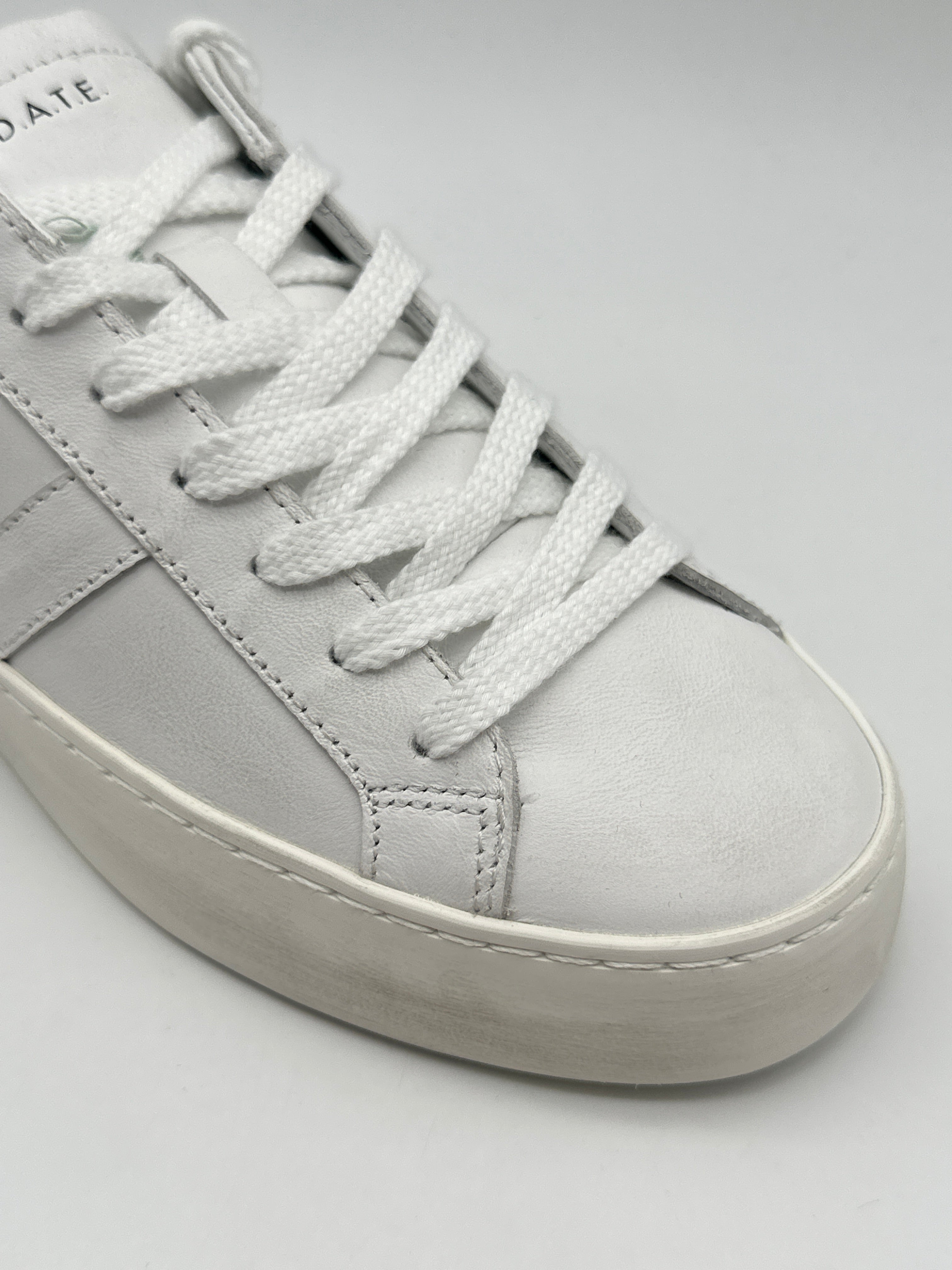 Sneakers Hill Low Calf White In Pelle Bianca
