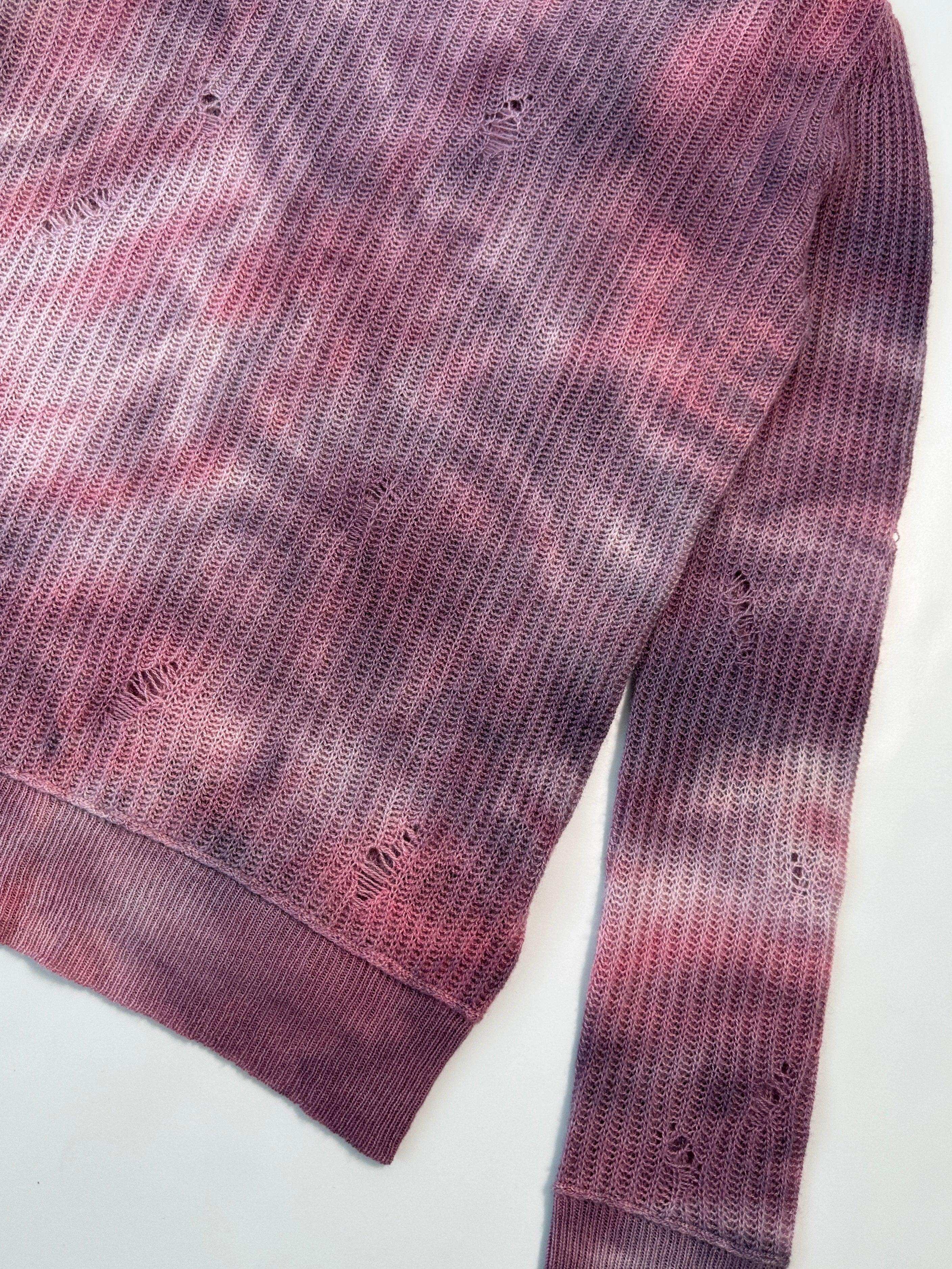 Aged Effect Lilac Sweater