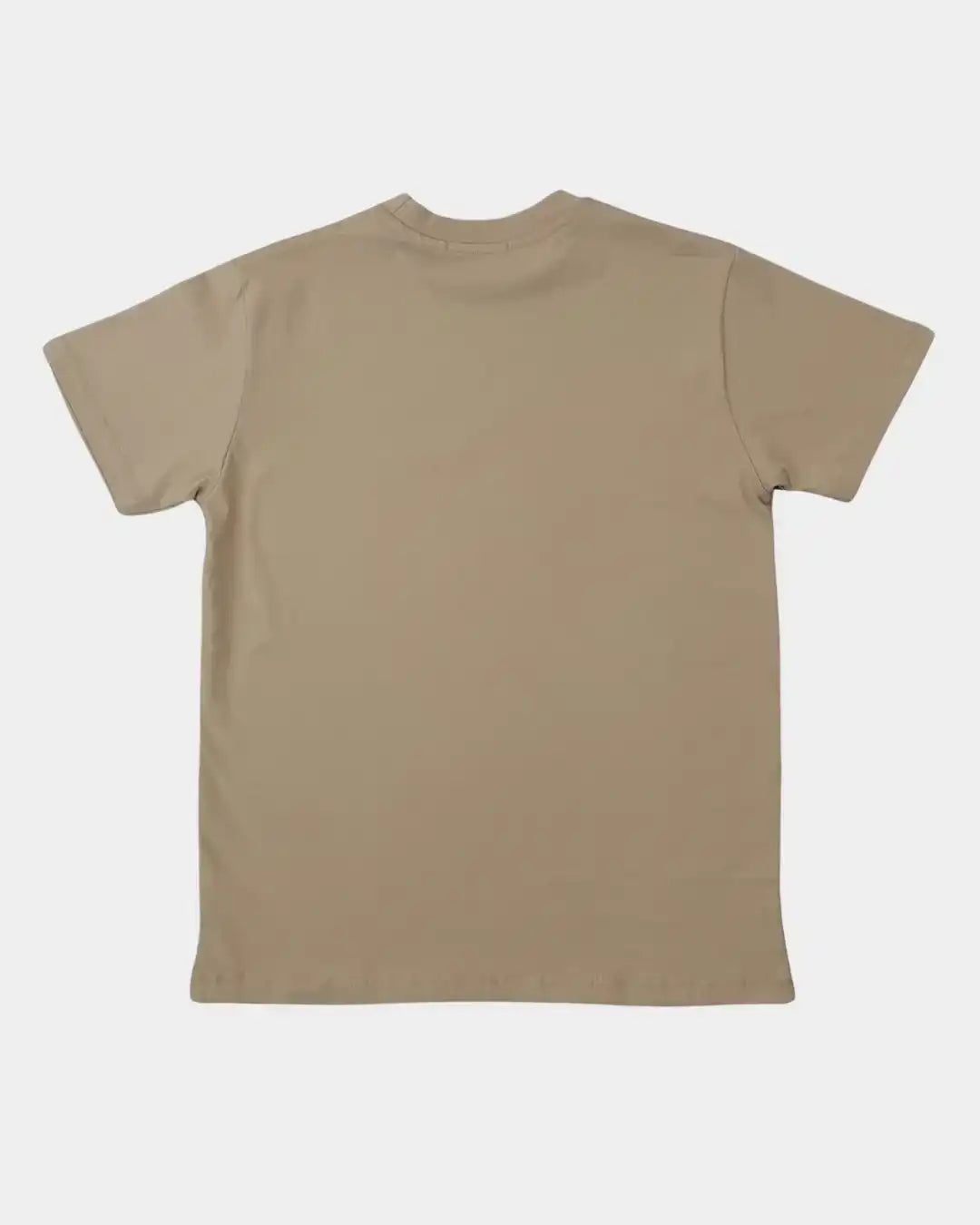 T-shirt Beige In Cotone