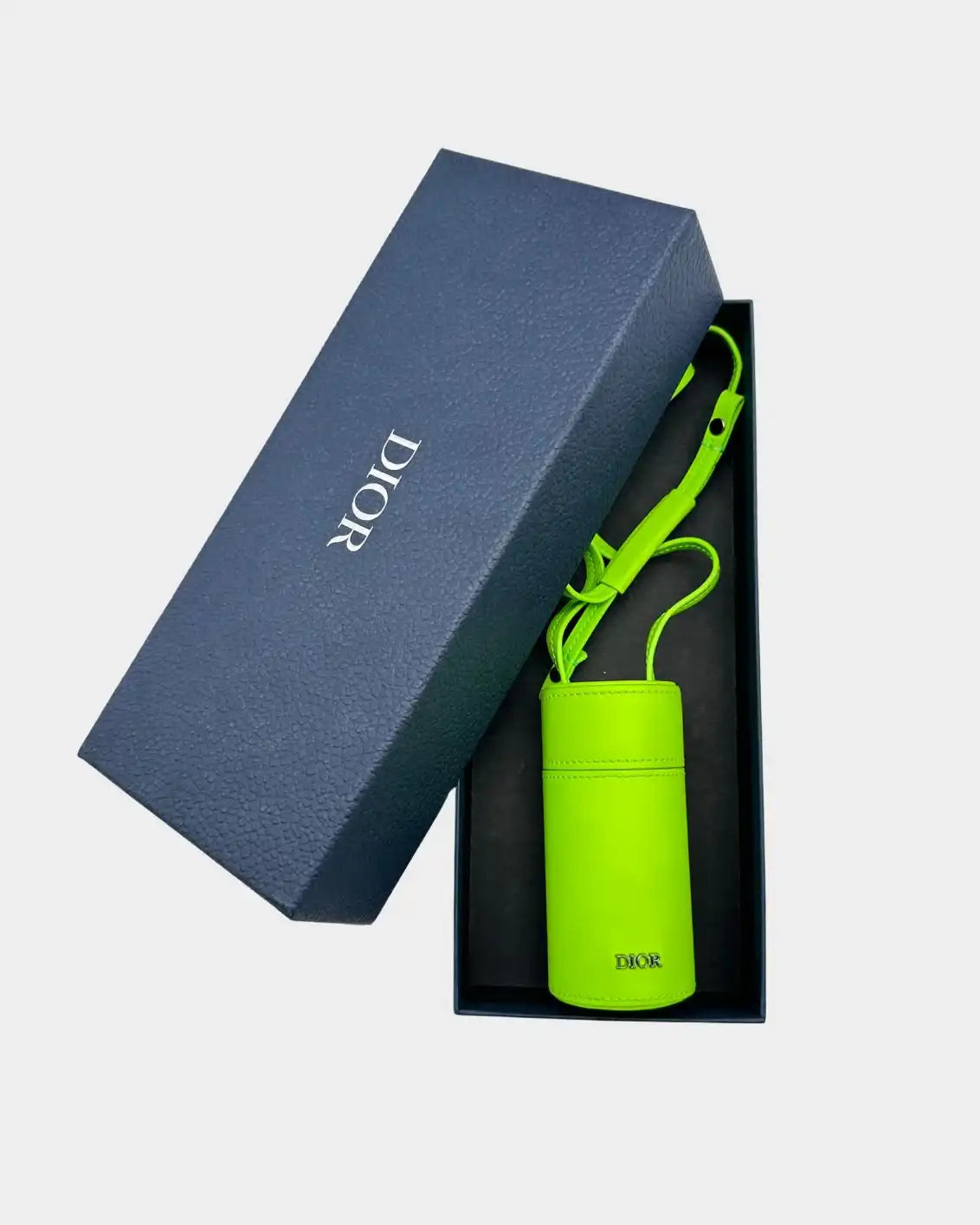 Dior Nano Roller Pouch in Pelle Verde Fluo