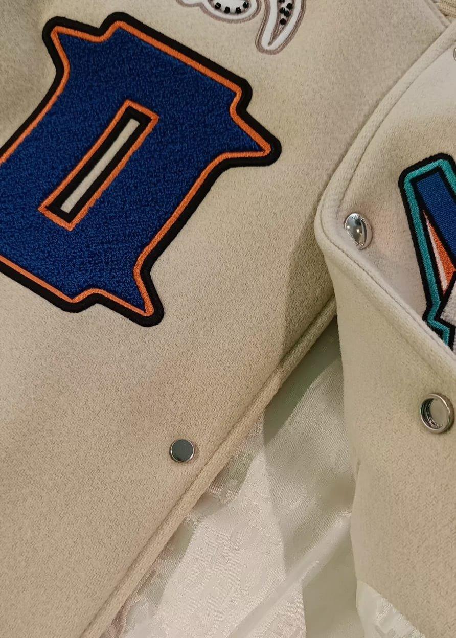 White Varsity Jacket