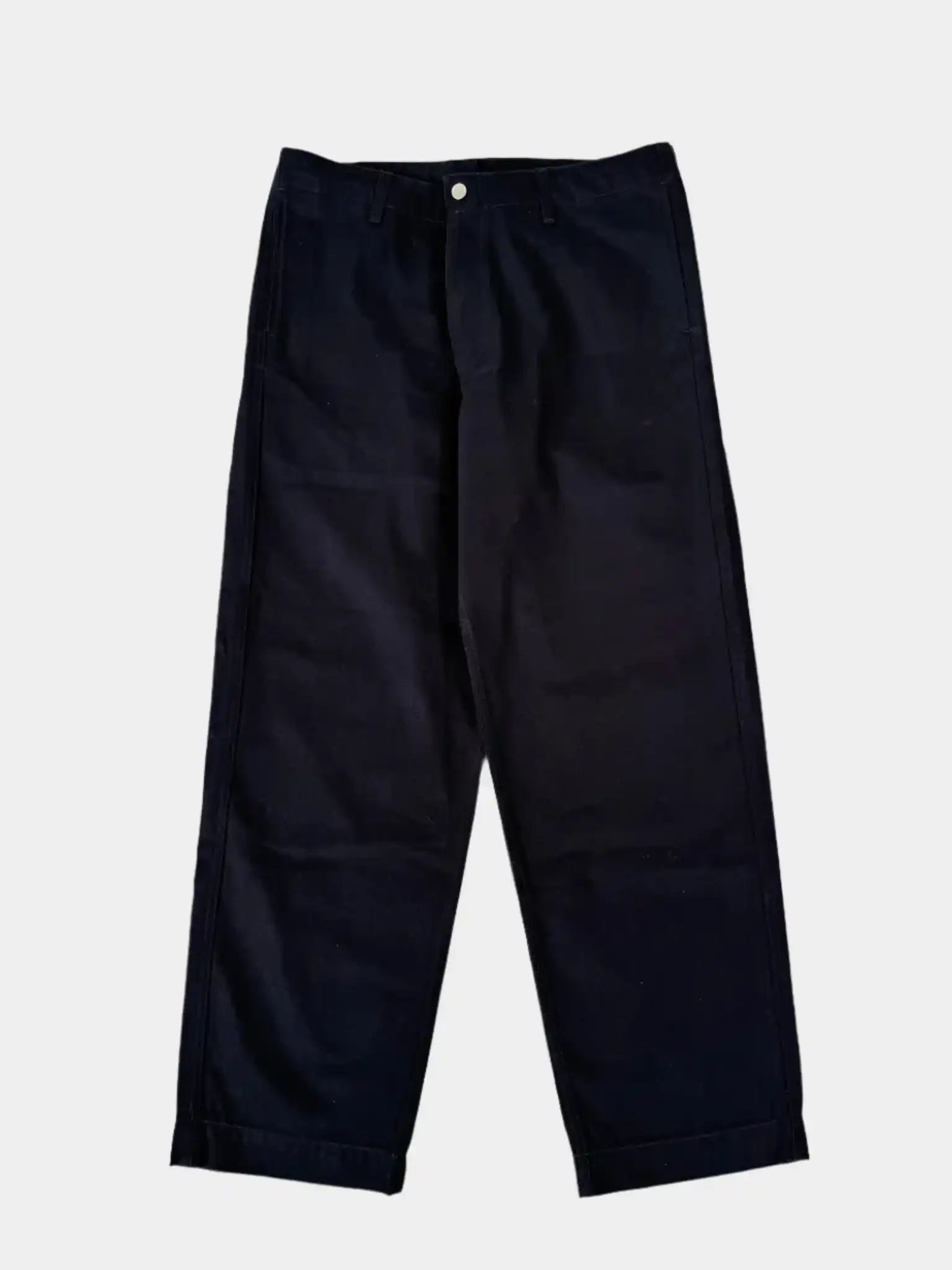 Pantaloni Emporio Armani in denim effetto stropicciato fronte