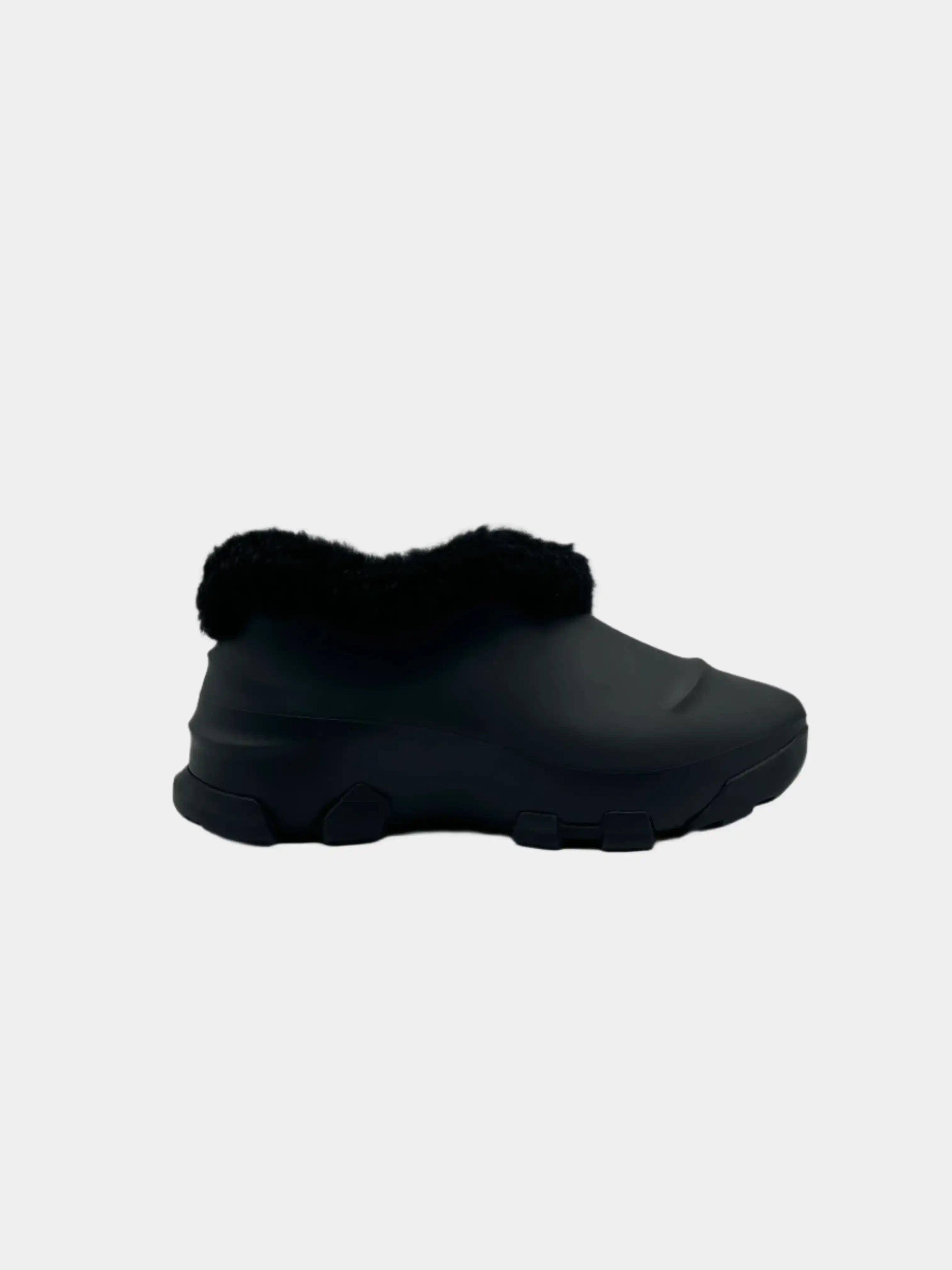 stivaletti Givenchy, Monumental Mallow, sabot Givenchy, stivaletti in gomma, stivaletti neri Givenchy, Qlhype