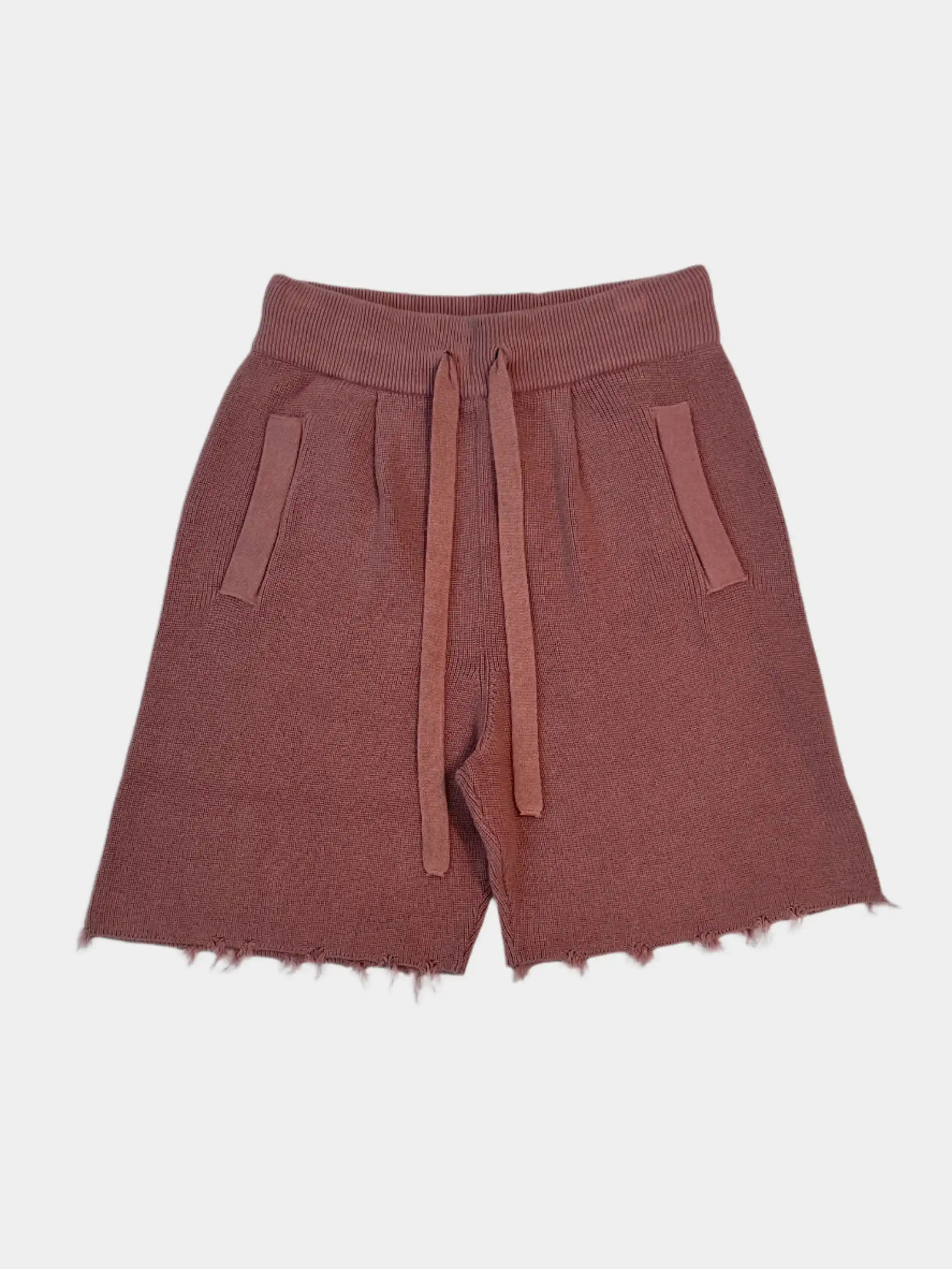 Pantaloni Corti Maglia Laneus con Fondo Sfrangiato Glacè | Qlhype