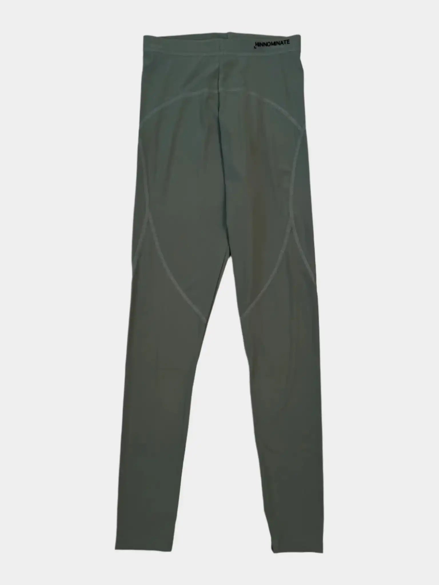 Leggings fitness Hinnominate verdi salvia vista frontale
