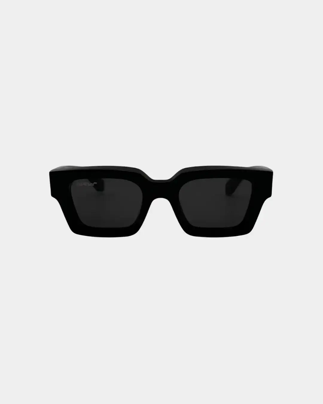 Occhiali da sole Off-White™ Virgil neri con lenti scure vista frontale