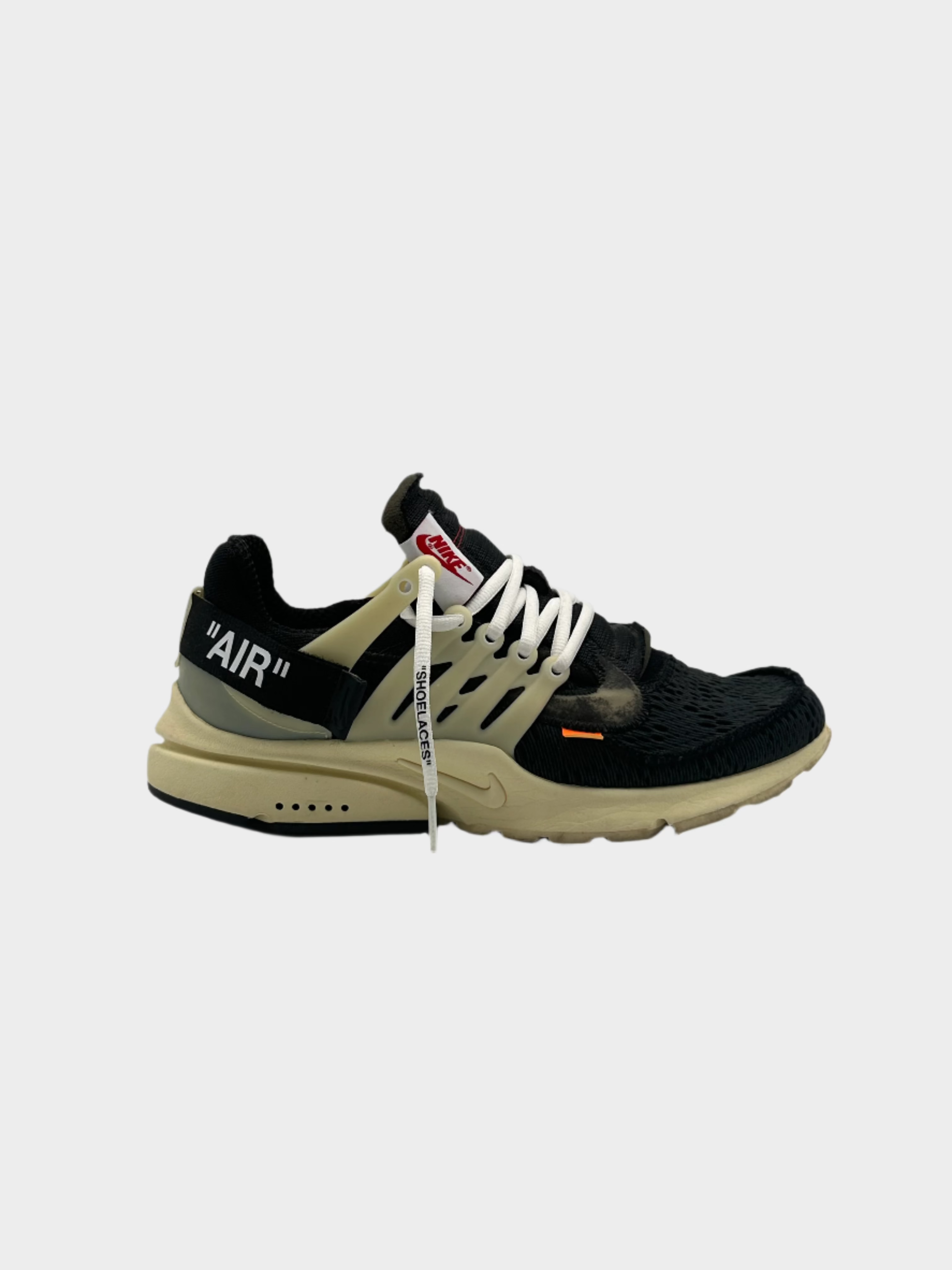 Sneakers Off-White x Nike Air Presto "The Ten" nere con fascetta "AIR"