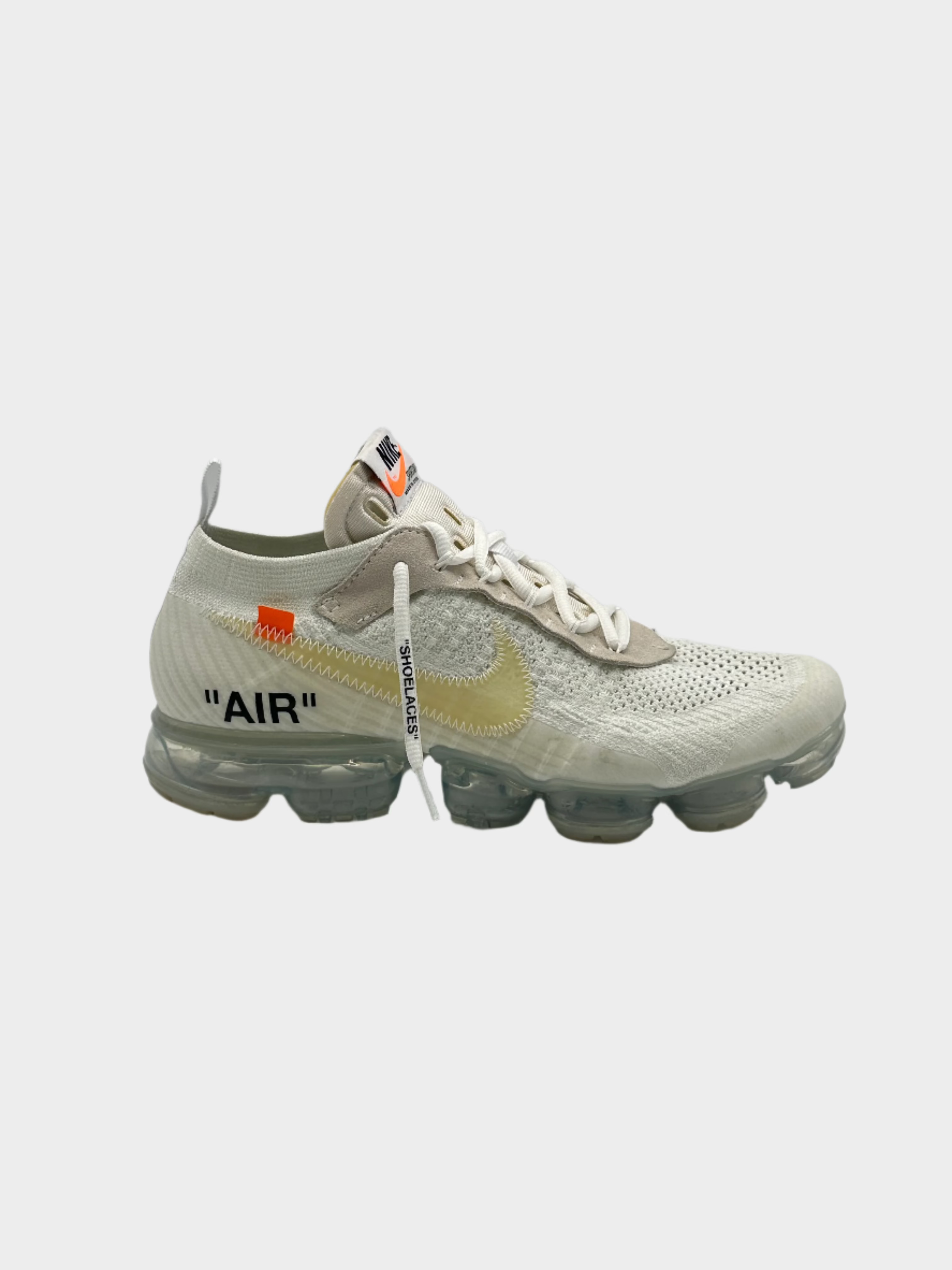Sneakers Off-White x Nike Air VaporMax "The Ten" vista dall'alto