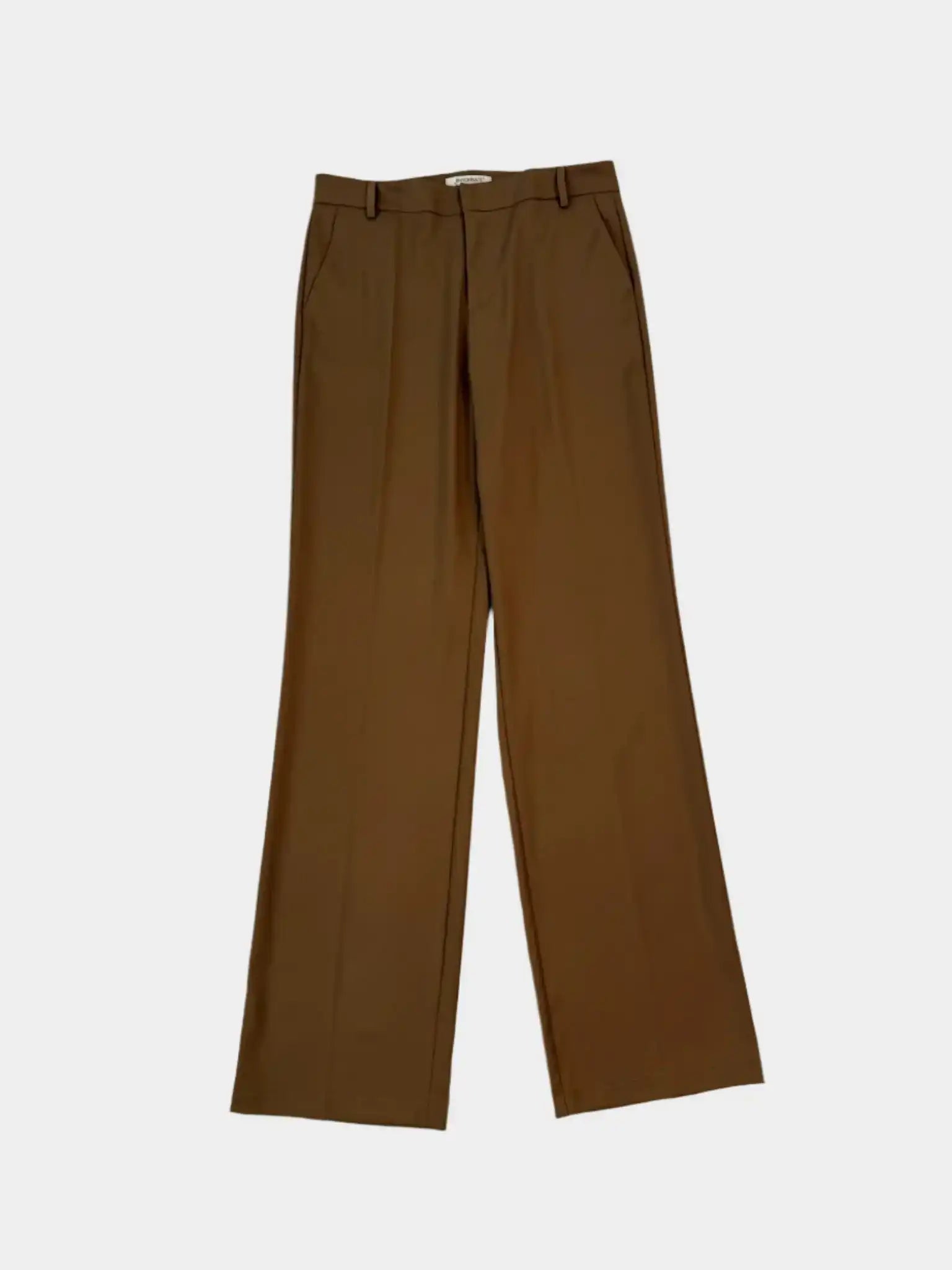 Pantalone dritto Hinnominate teddy con etichetta sul retro visto frontale