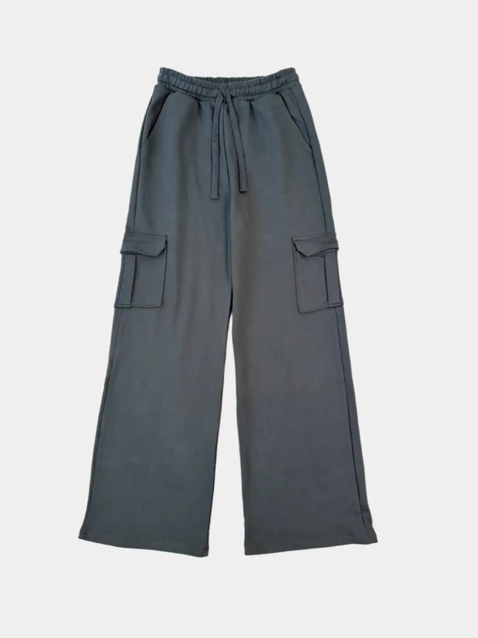 Pantalone in felpa Hinnominate grigio ferro visto frontale