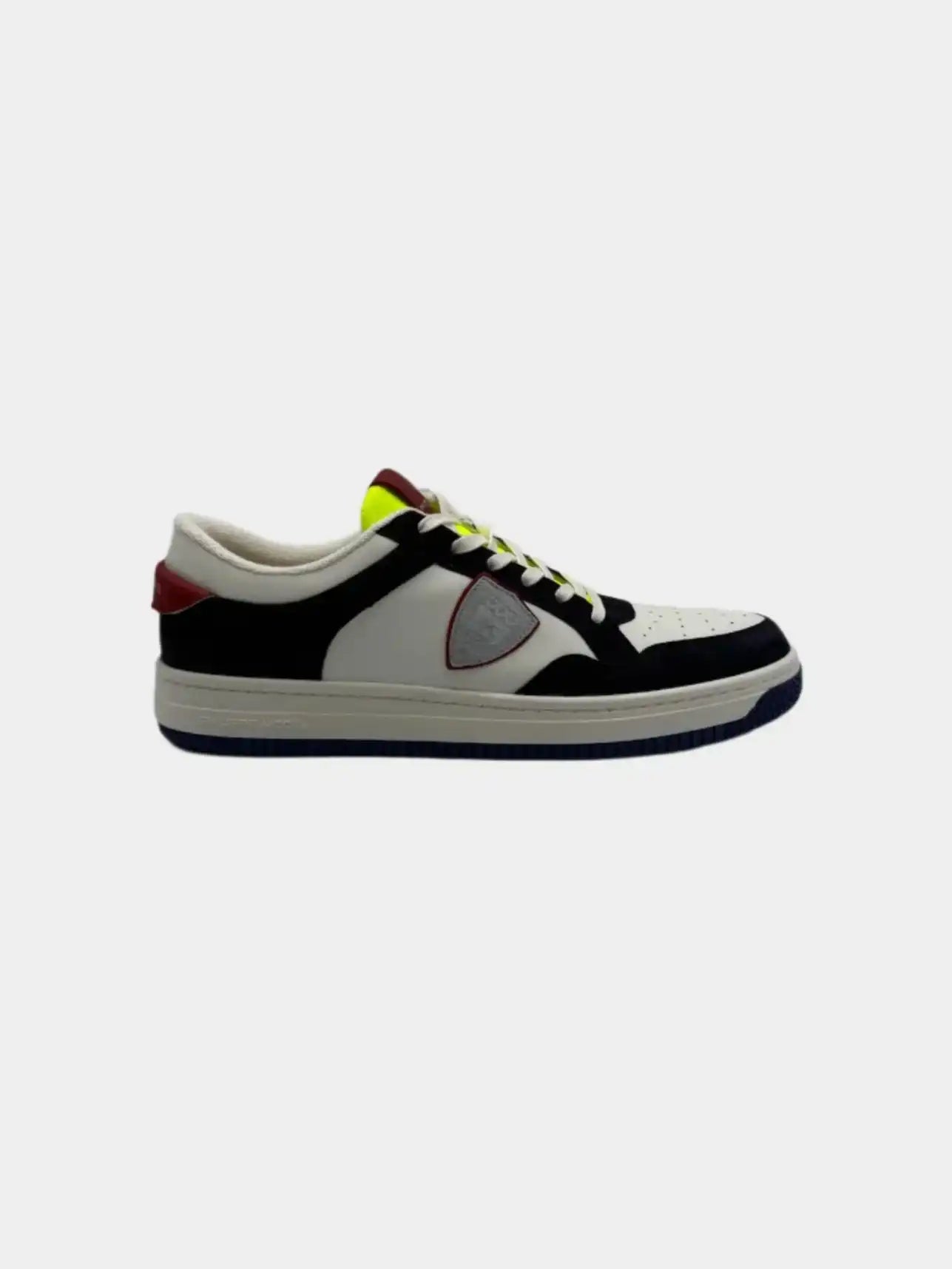 sneakers philippe model, lyon low man, scarpe uomo blu bianco, sneakers tricolore, scarpe sportive eleganti, Qlhype