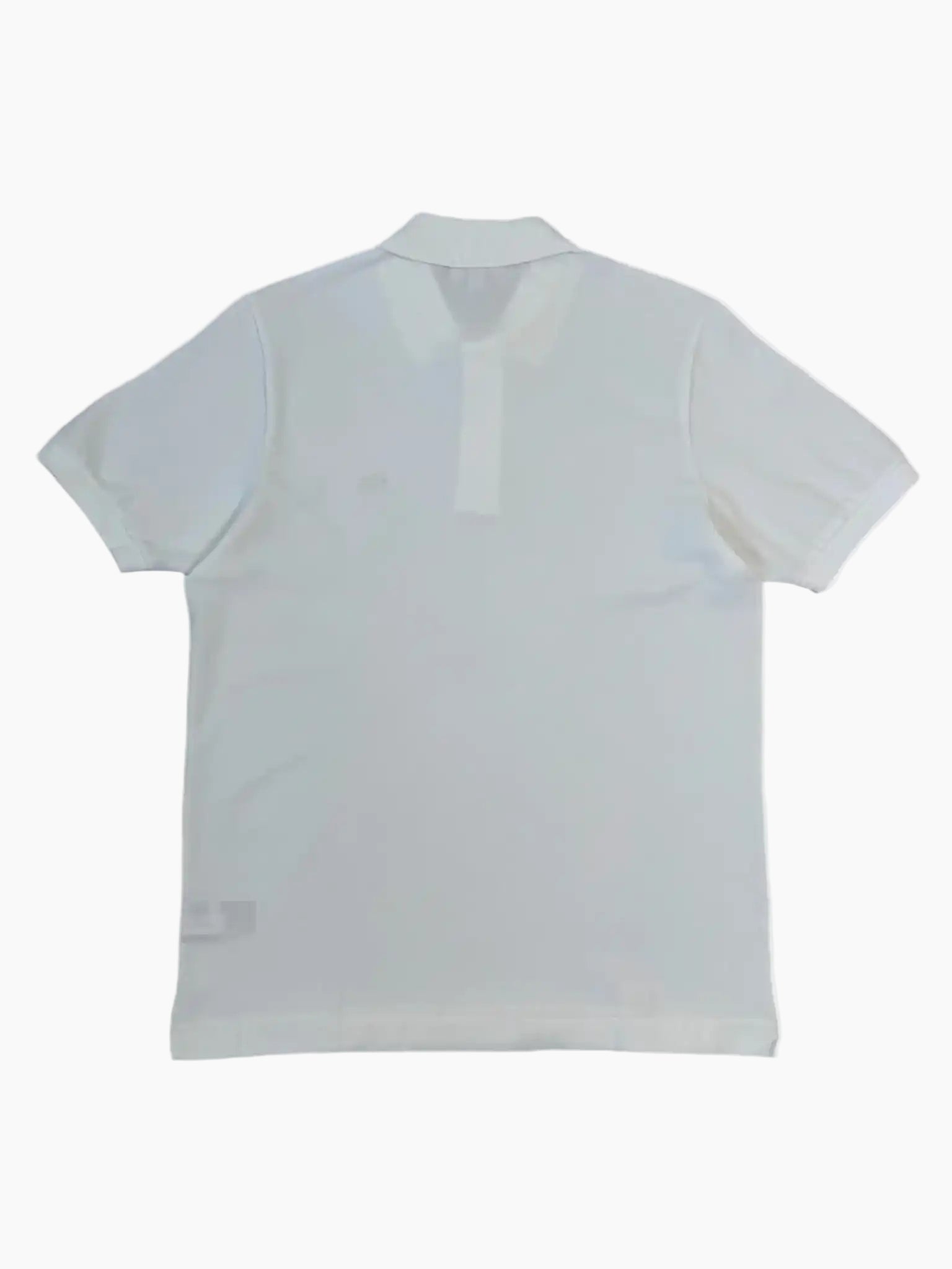 Polo Bianca In Cotone Piqué