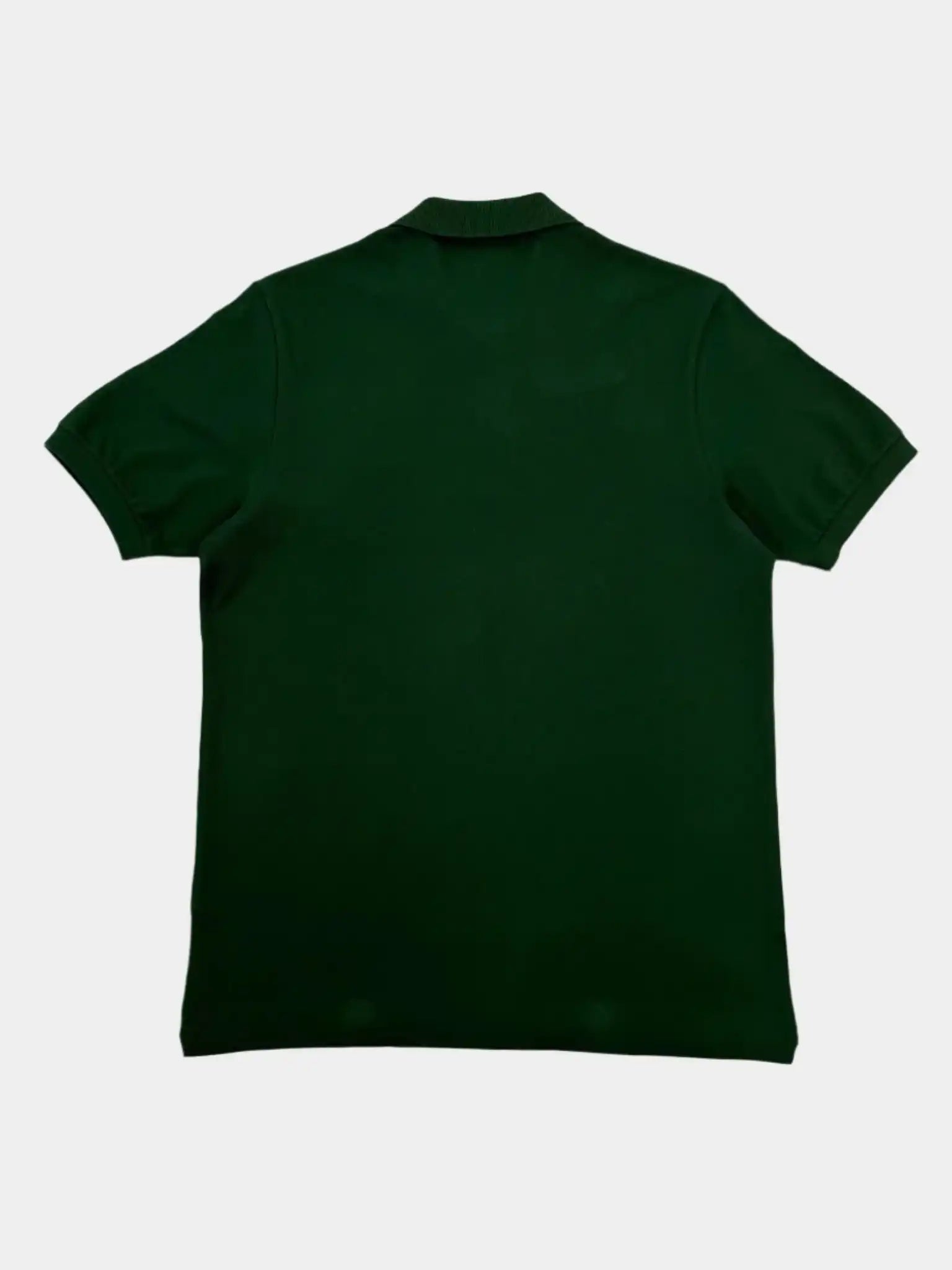 Green Cotton Piqué Polo