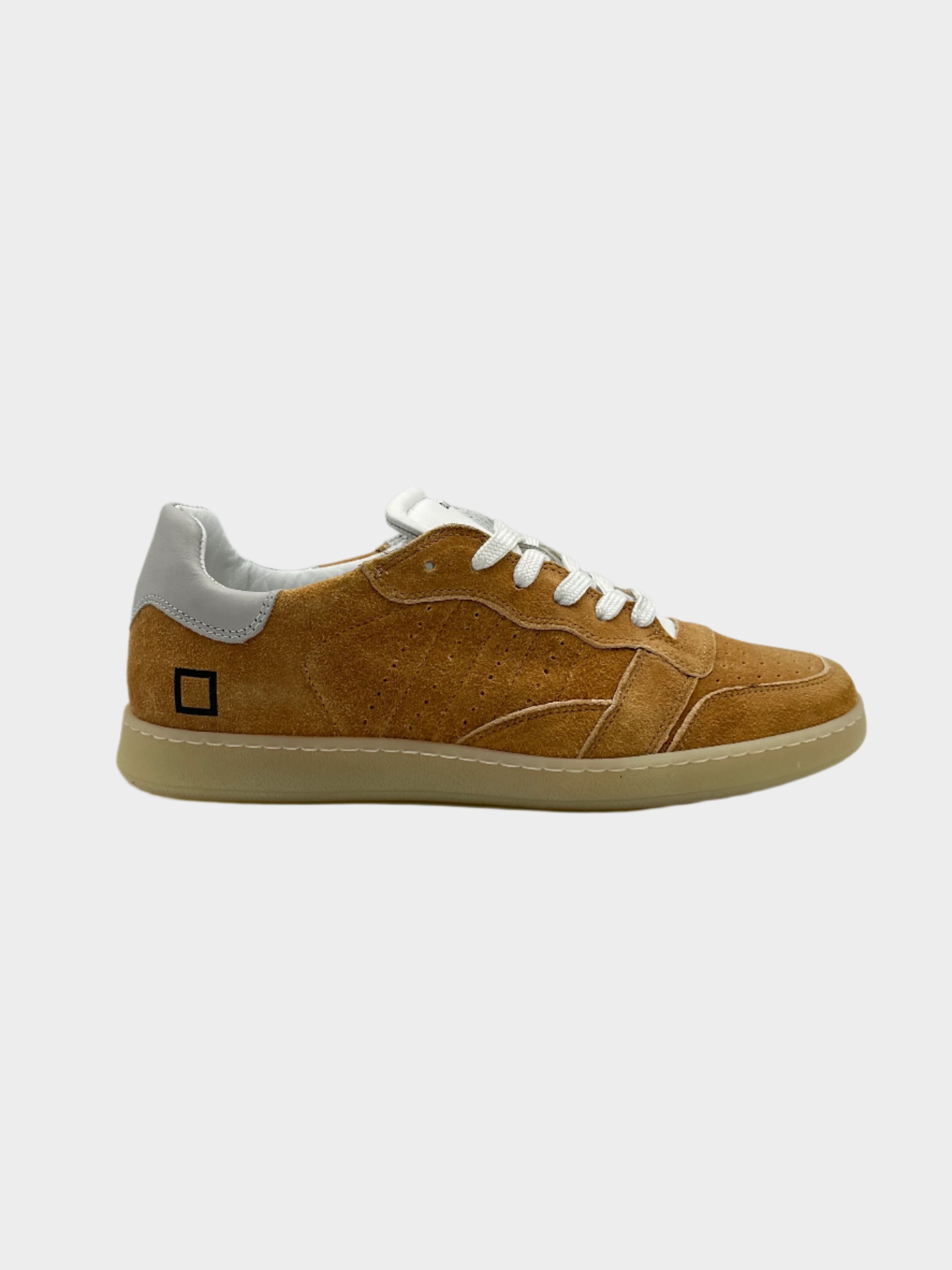 sneakers sporty D.A.T.E., powder orange, scarpe uomo arancioni, sneakers basse pelle, sporty low D.A.T.E.