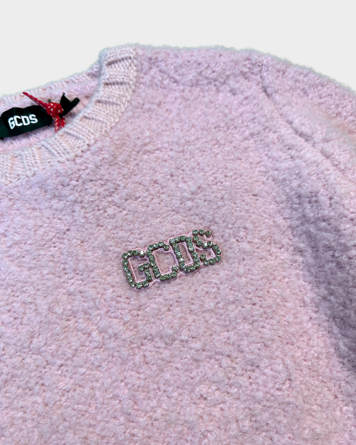 Cropped Jumper Boucle