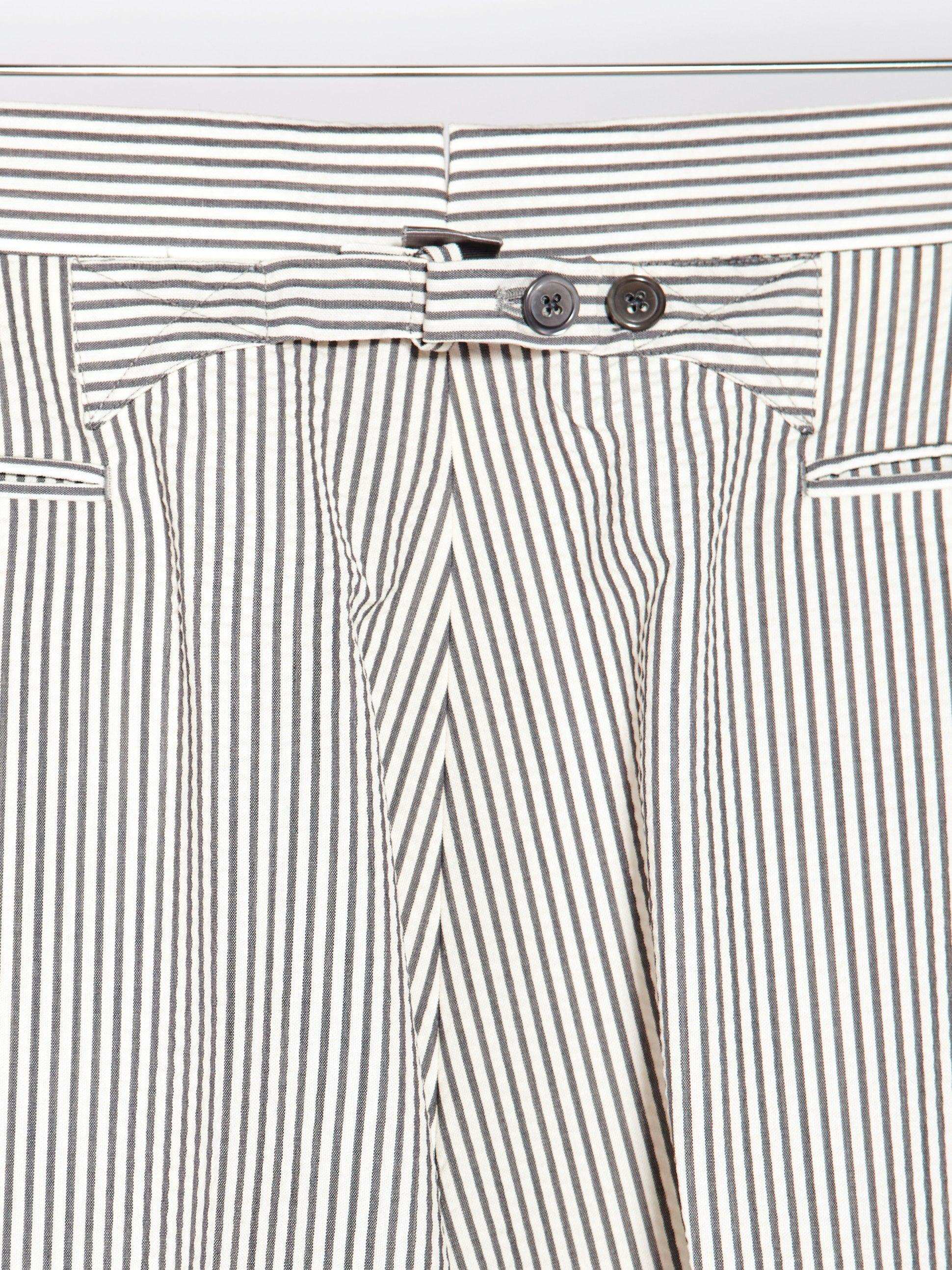 Pantaloni A Righe Bianchi