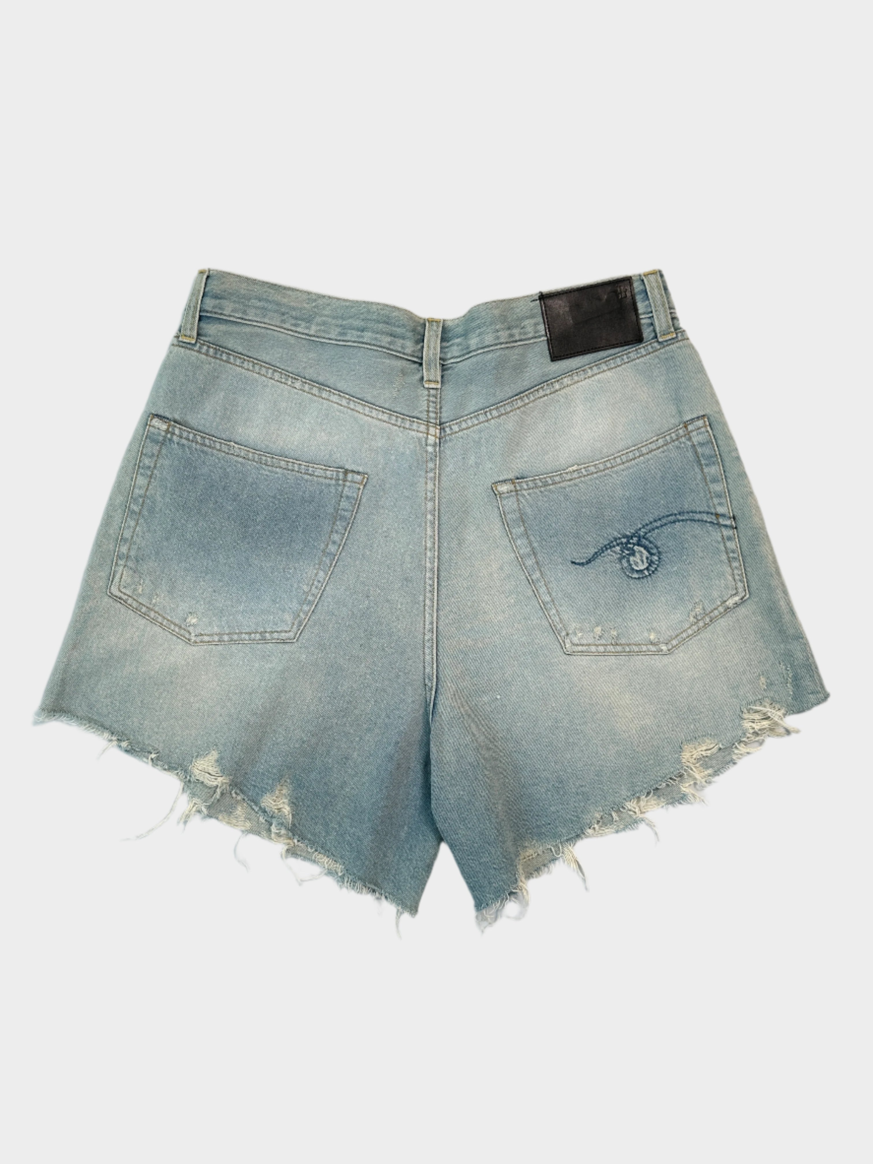 Frayed Denim Shorts