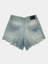 Frayed Denim Shorts -  | dBlank