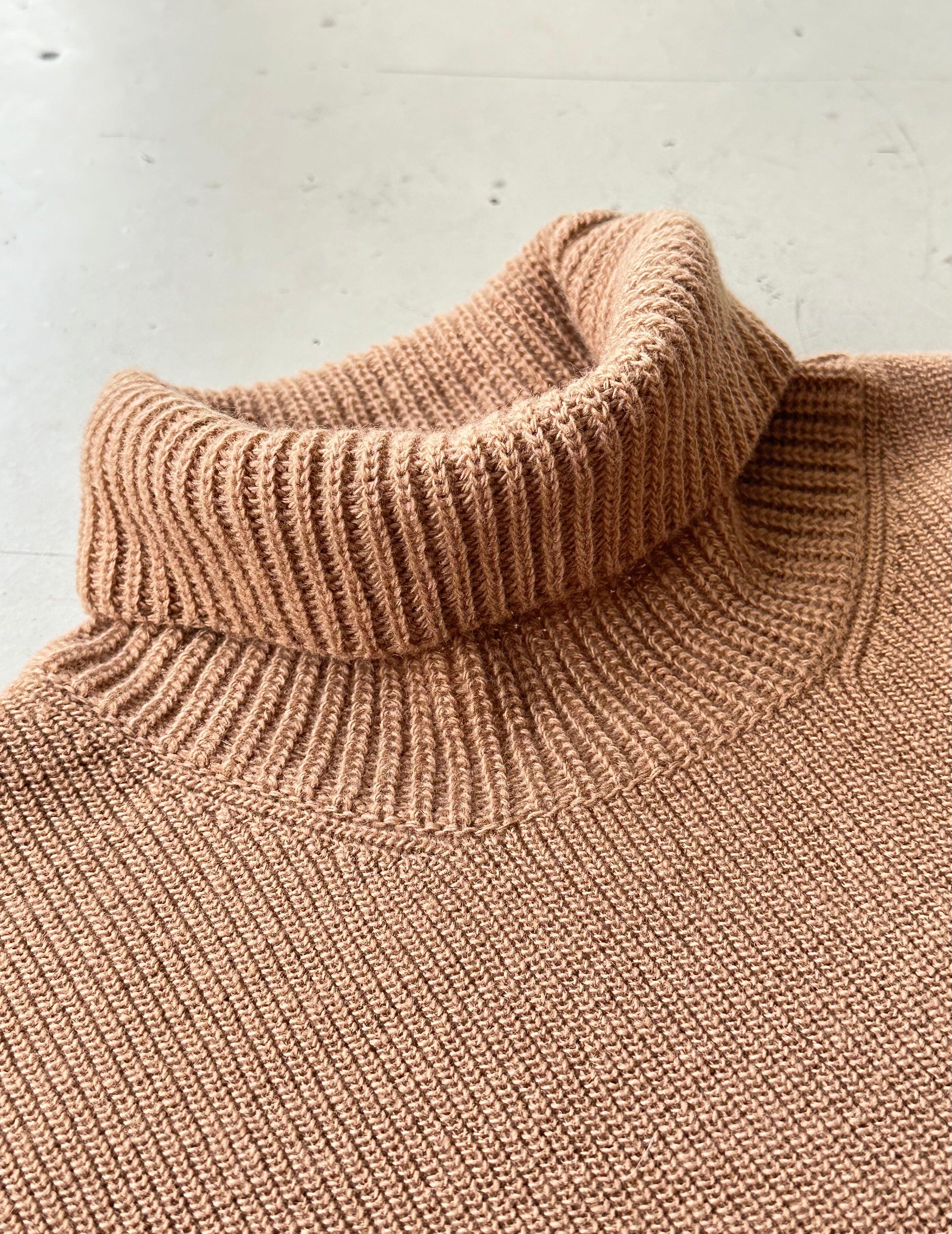 Turtleneck Jumper Camel