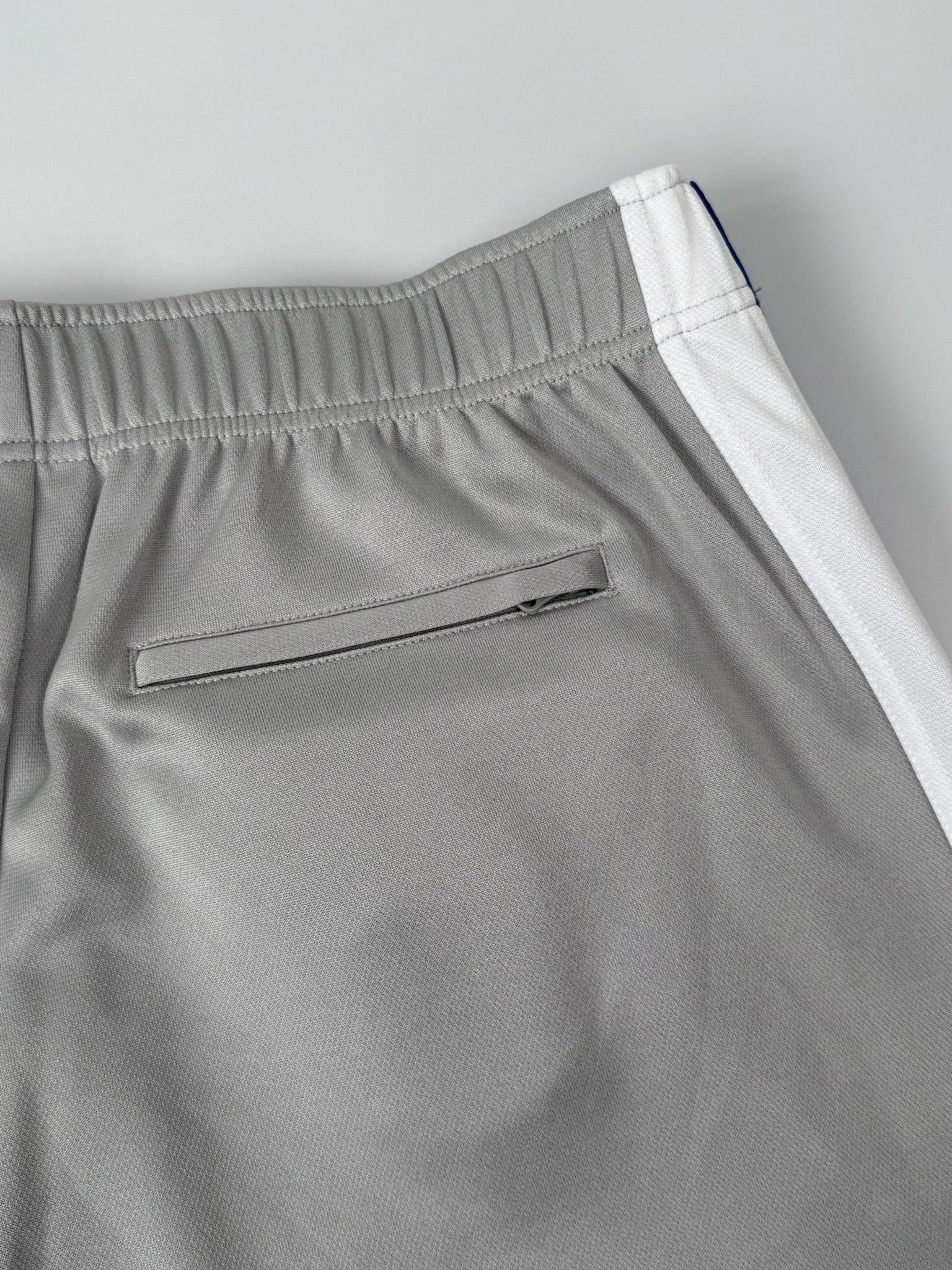 Pantalone Della Tuta Grigio In Acetato Con Bottoni A Pressione