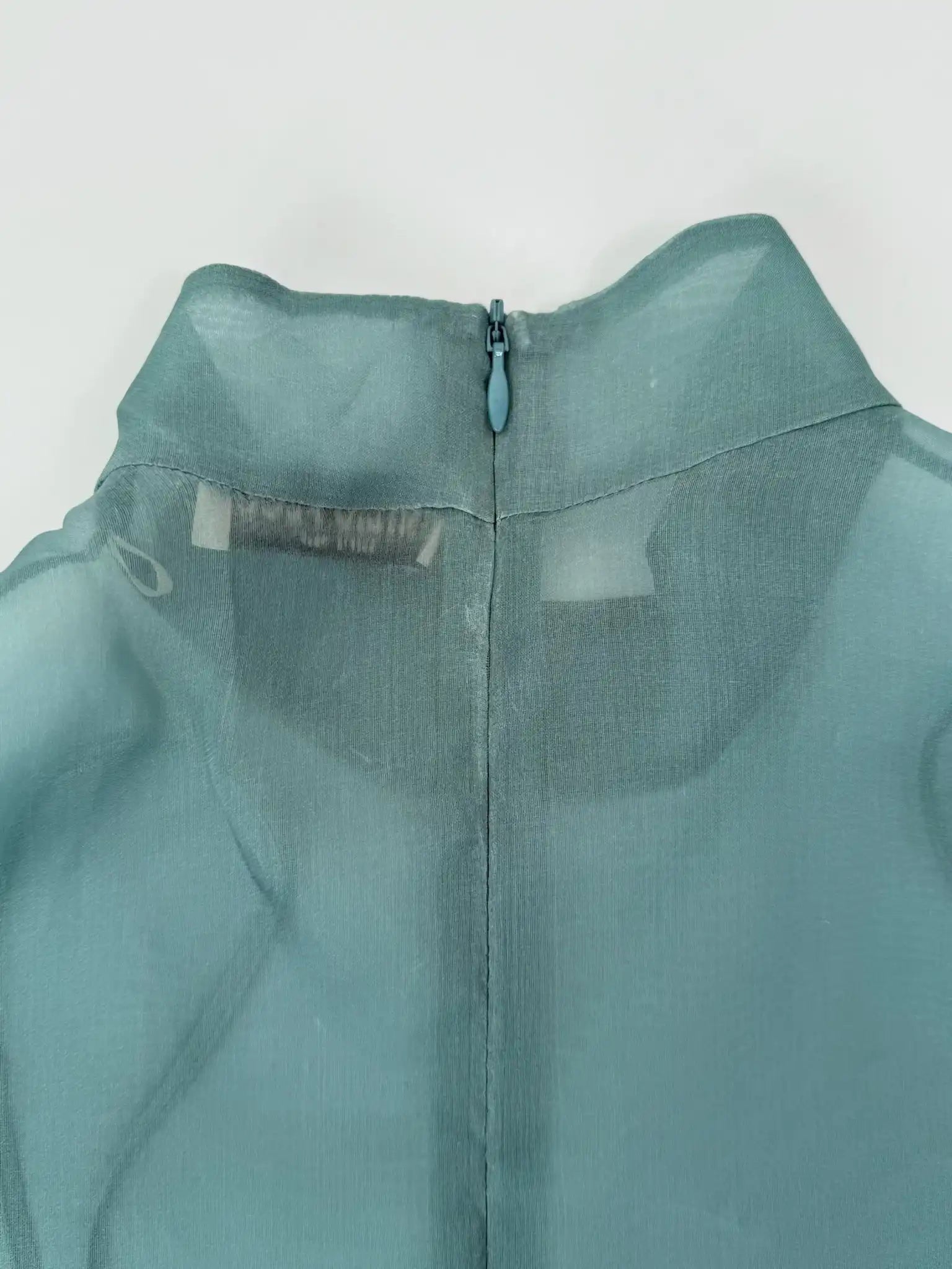 Petrol Green Silk Shirt