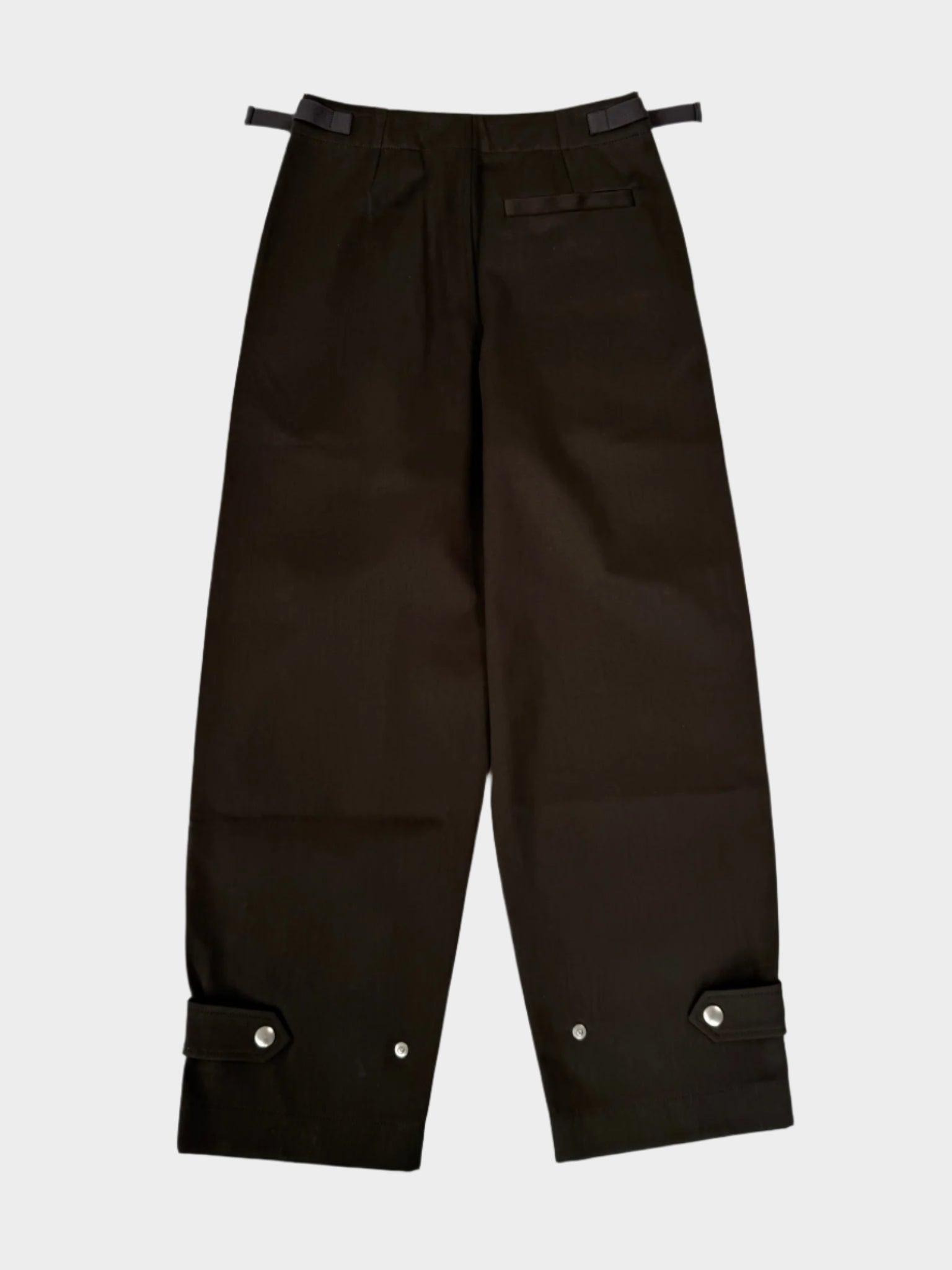 Pantaloni Marroni Con Dettagli A Fibbia