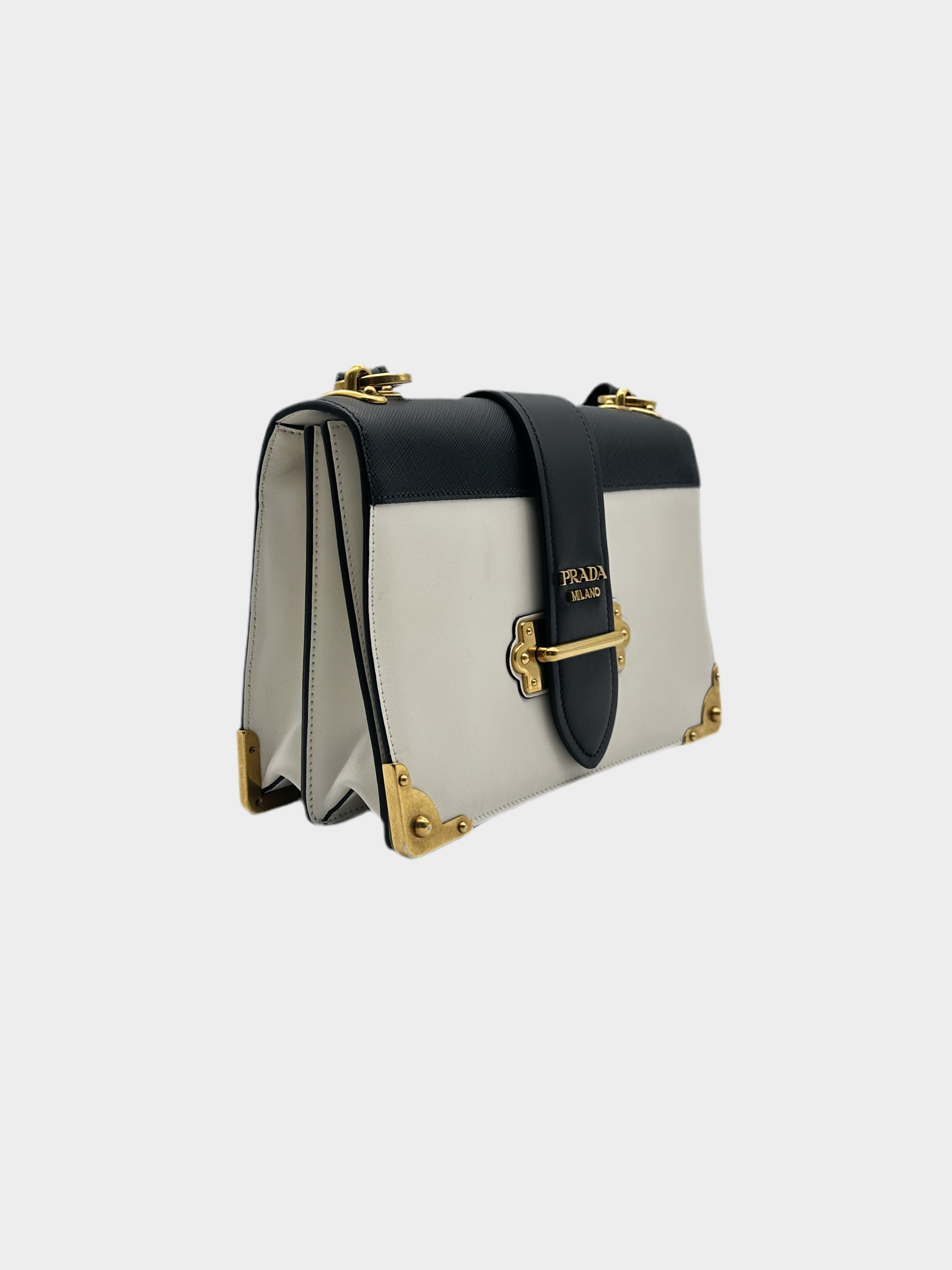 City Calf Saffiano Shoulder Bag