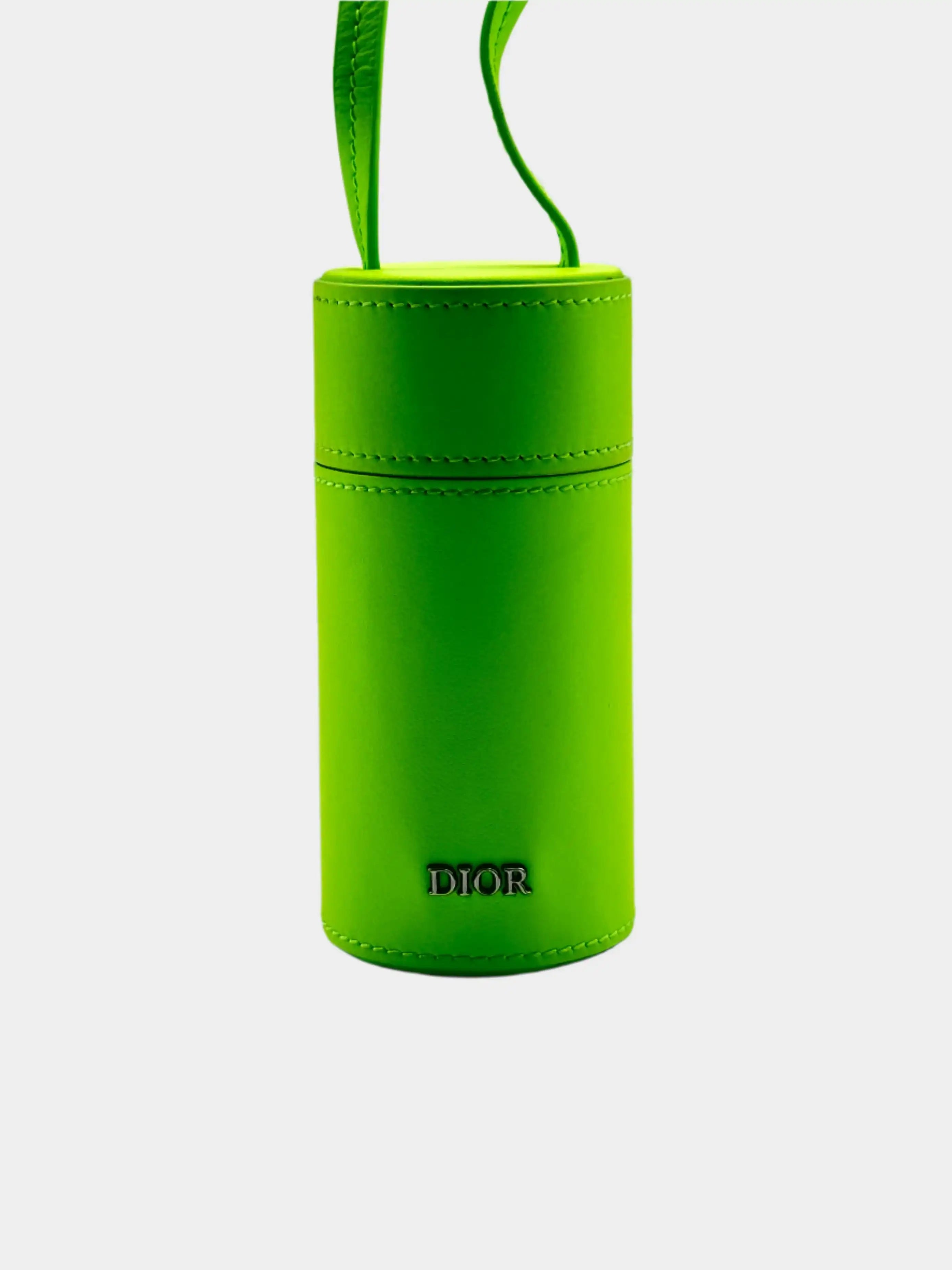 Dior Nano Roller Pouch in Pelle Verde Fluo