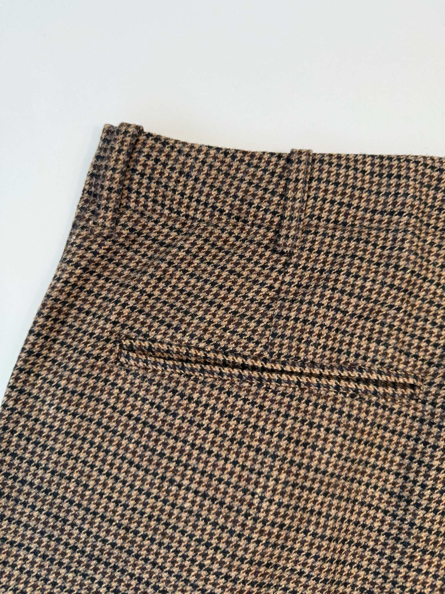 Pantaloni Cargo In Pied De Poule