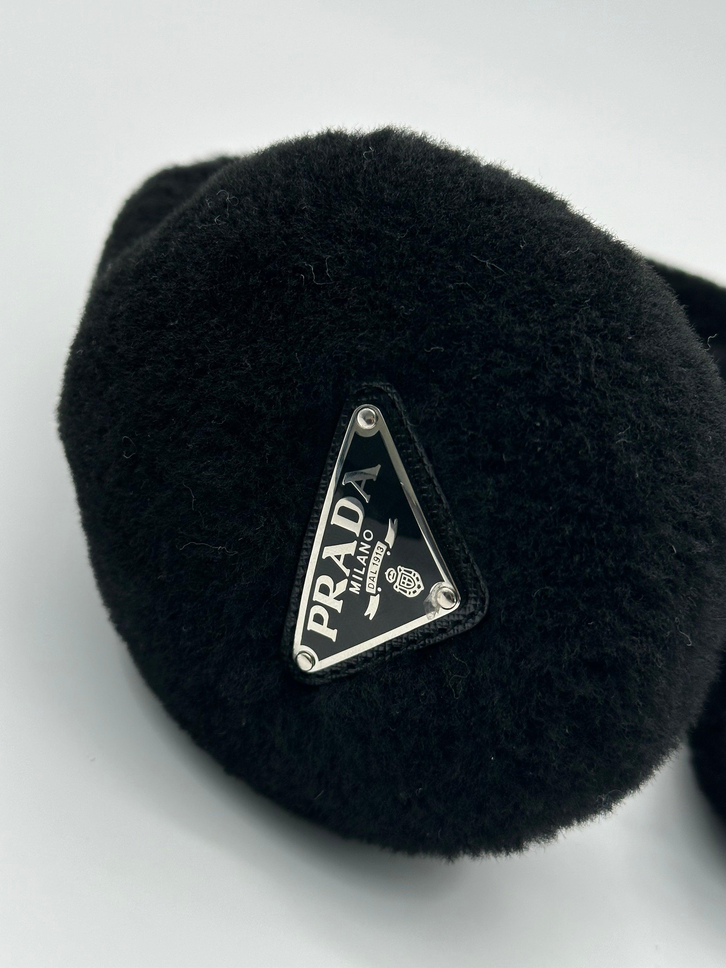 Logo Shearling Earmuffs