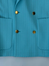 Double Breasted Blazer With Logo -  | dBlank