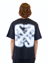 T-shirt Nera Flower Aarrow Skate - Nero | dBlank