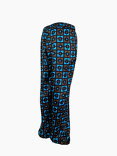 Pantaloni Geometrici Marroni Azzurri - Multicolore | Qlhype