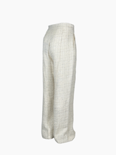 Pantaloni Tweed Bianco - Bianco | Qlhype