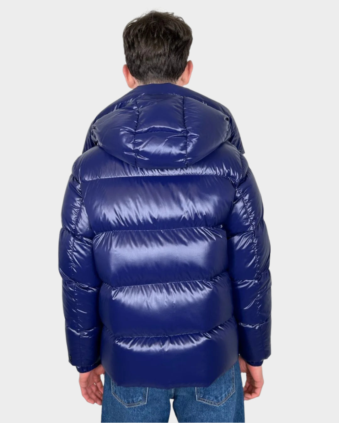 Navy Detachable Hood Jacket