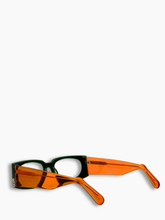 Occhiali Verde Con Aste Arancioni -  | dBlank