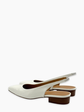 Slingback Bianche In Vernice -  | Qlhype